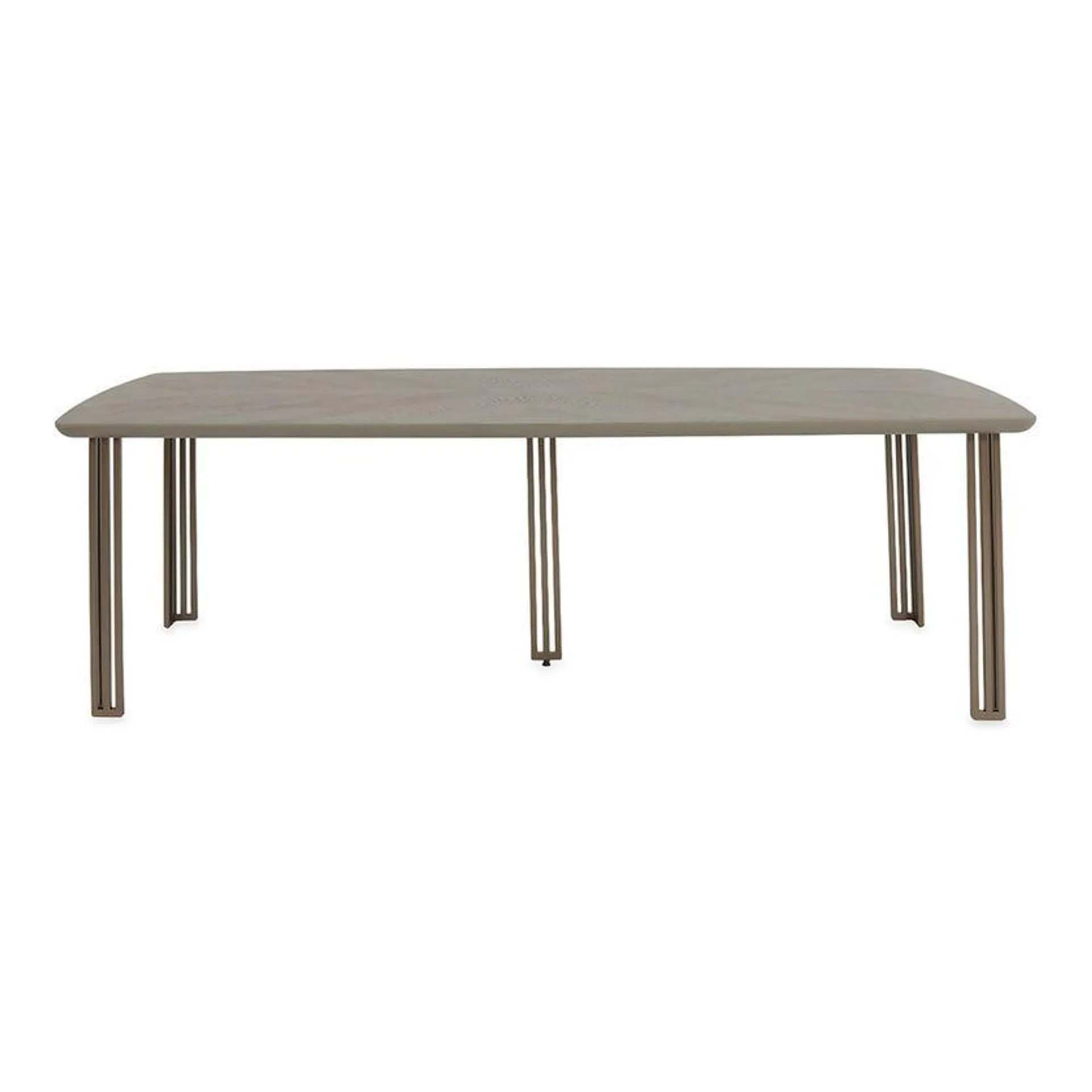 Ibiza 8-Seater Dining Table, Brown - 280x115 cm