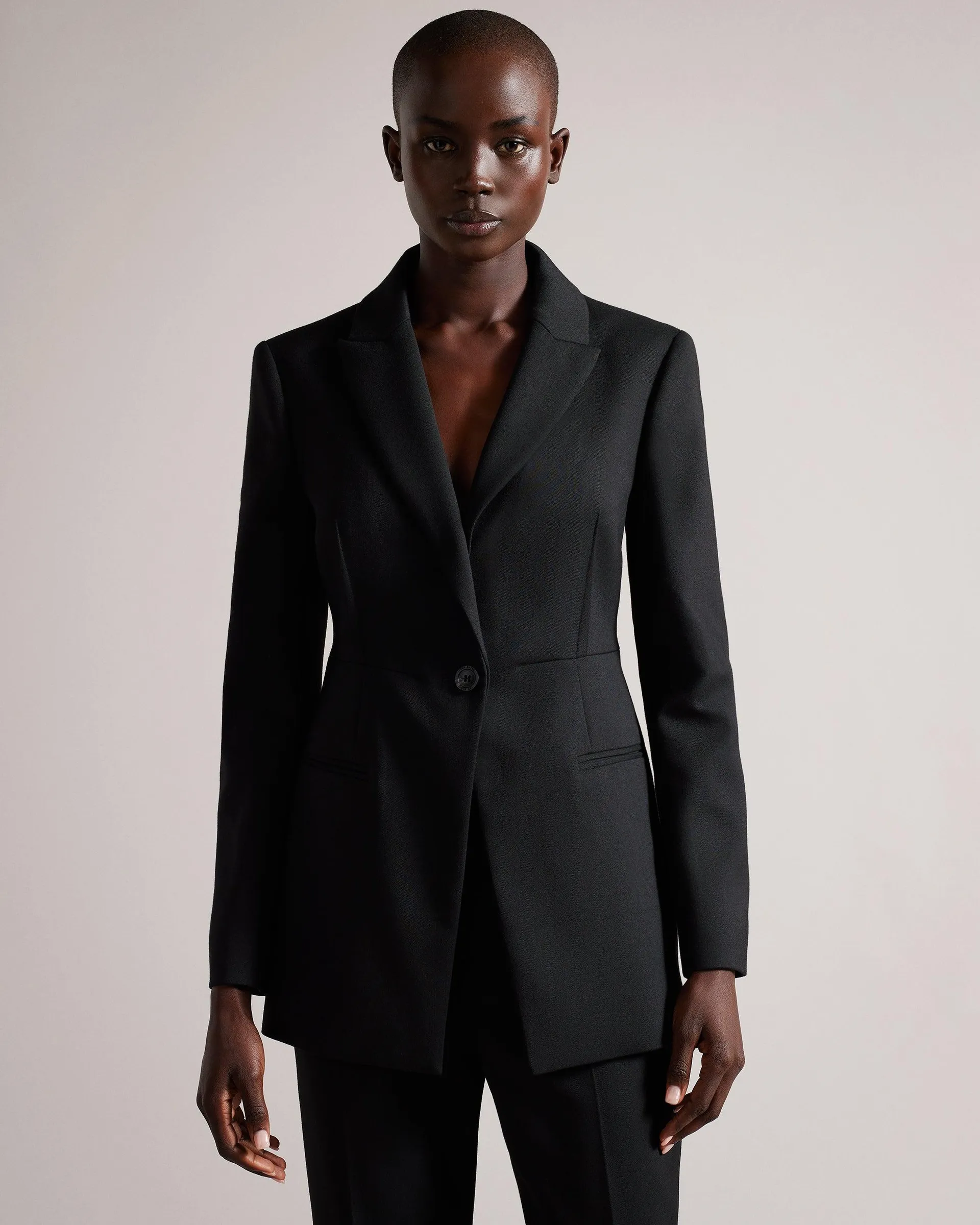 Longline Single Breasted Blazer