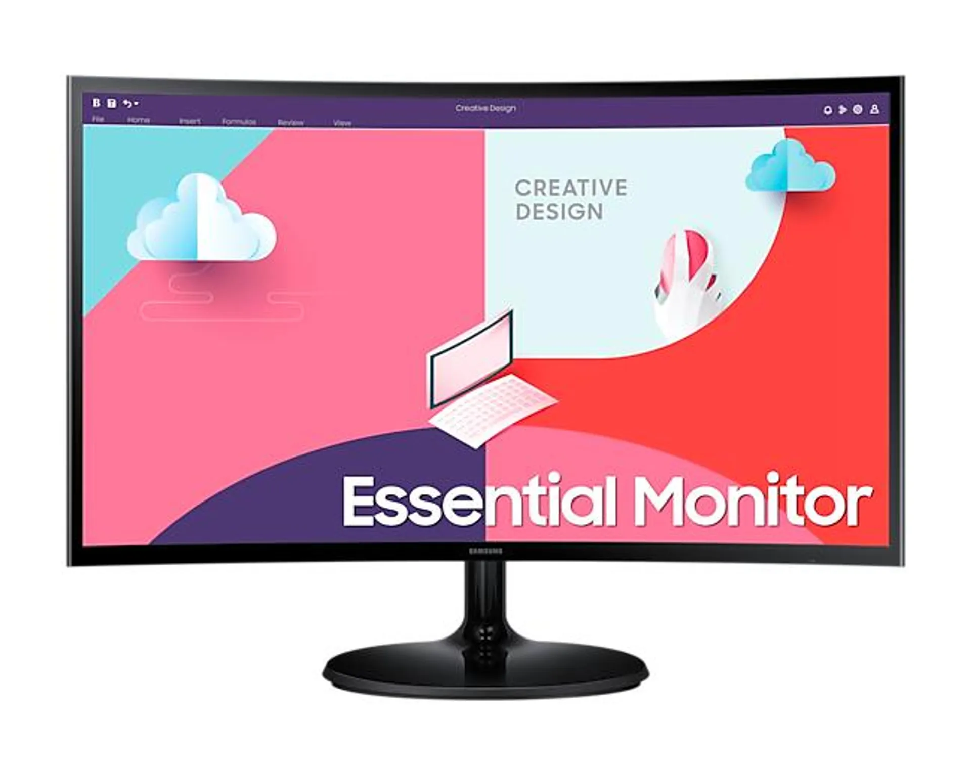 24" Essential Curved Monitor S3 S36C