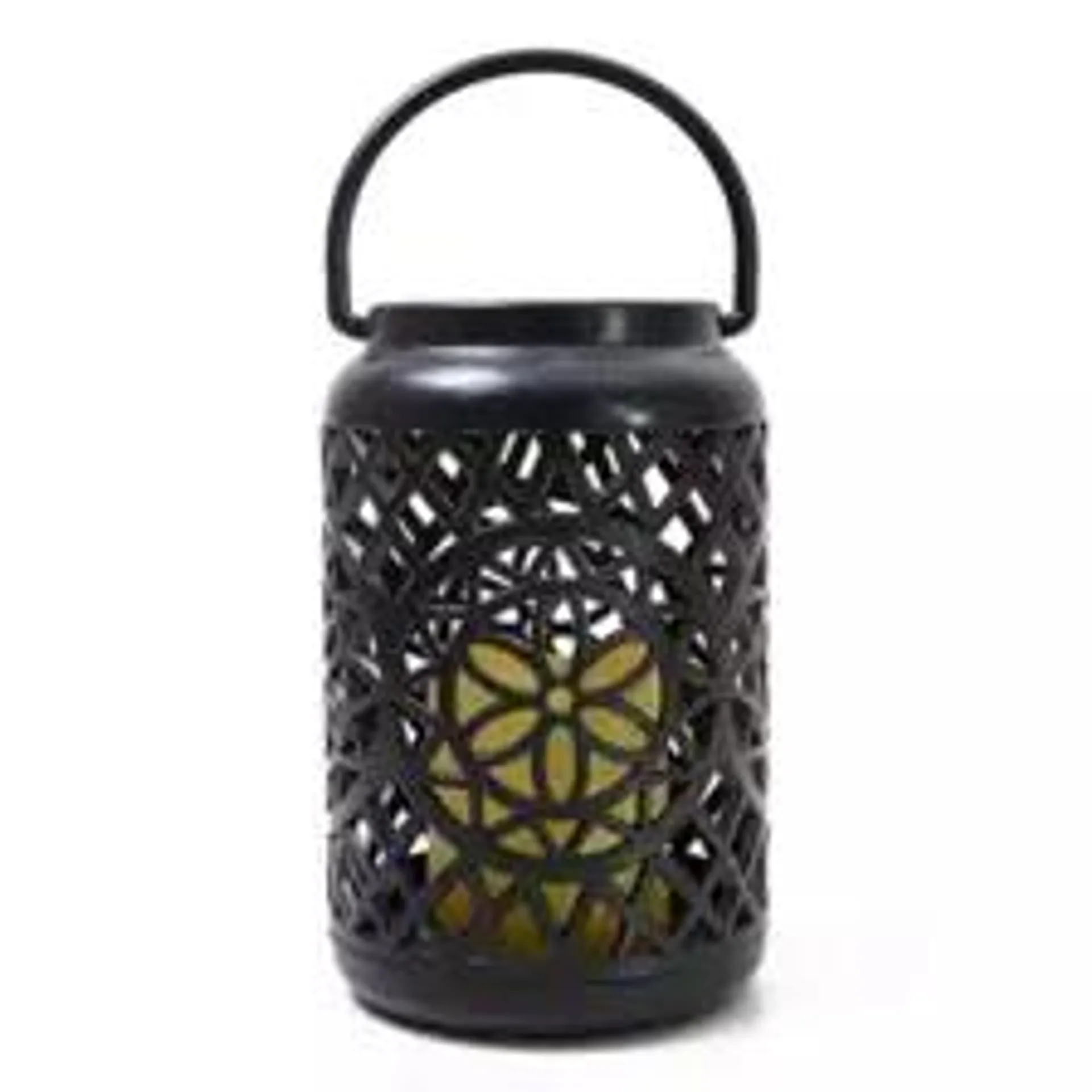 Led Hanging Lantern - Black