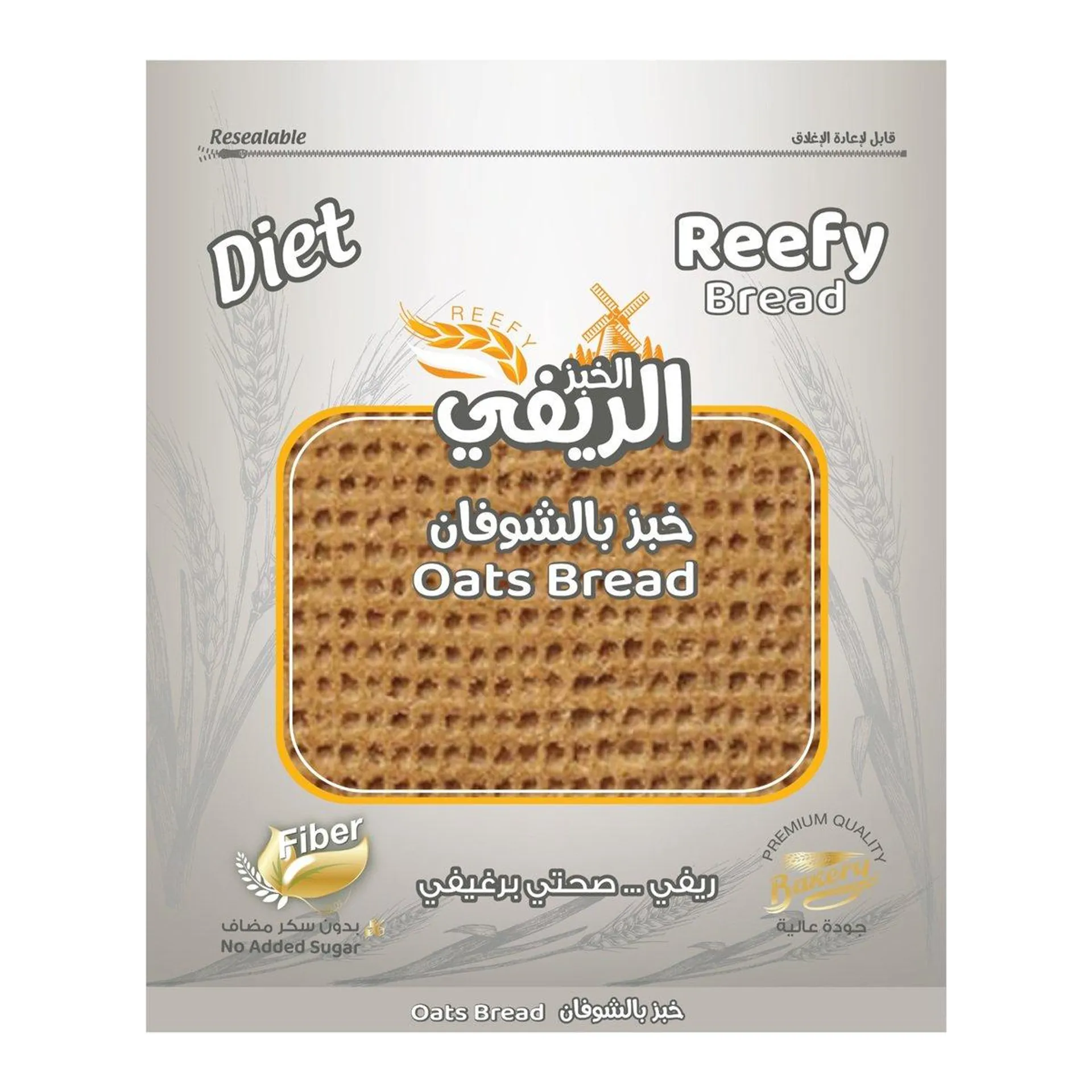 Reefy Diet Oats Bread No Added Sugar 225 g