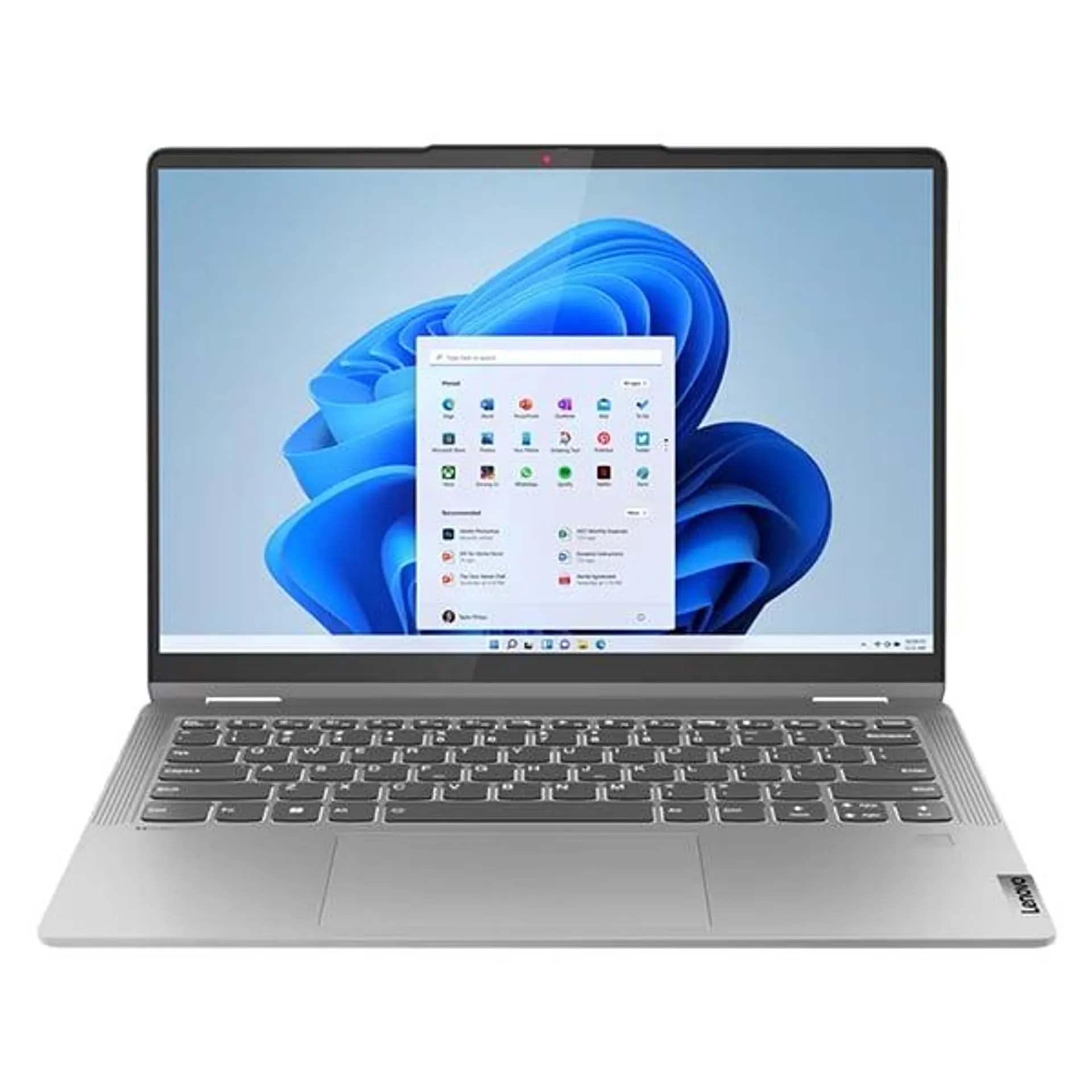 Lenovo IdeaPad Flex 5 14ABR8 2-in-1 Convertible (2023) Laptop – AMD Ryzen 5-7530U / 14inch WUXGA / 512GB SSD / 8GB RAM / Shared AMD Radeon Graphics / Windows 11 Home / English & Arabic Keyboard / Arctic Grey / Middle East Version – [82XX005DAX]