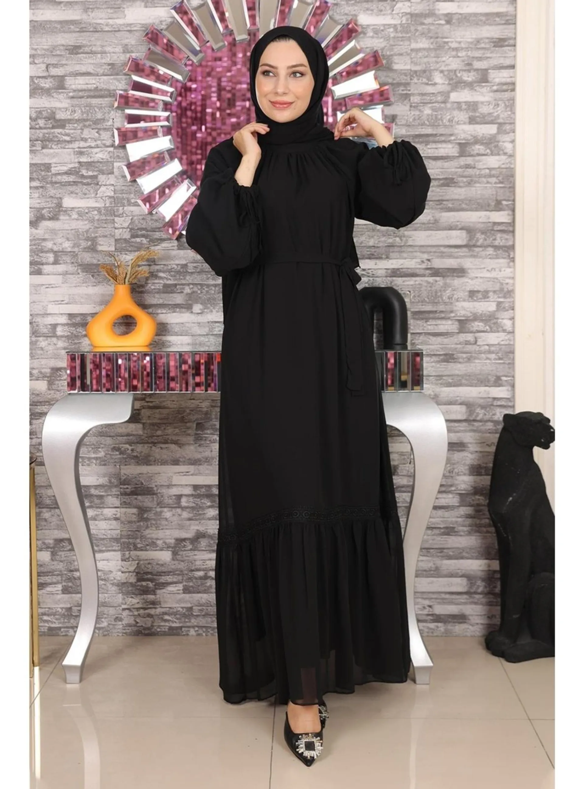 Black - Modest Dress