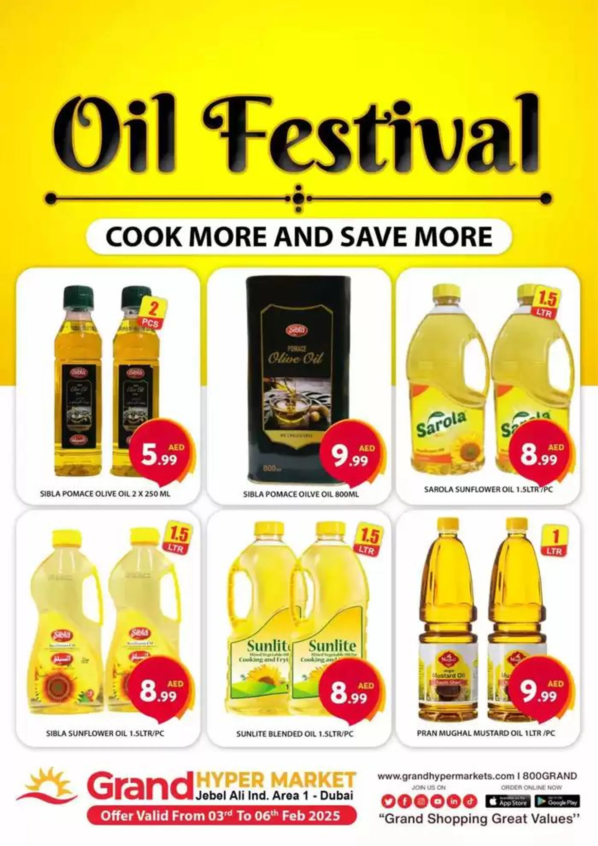 Oil Festival - Grand Hypermarket Jebel Ali from 3 February to 6 February 2025 - Offers page 2