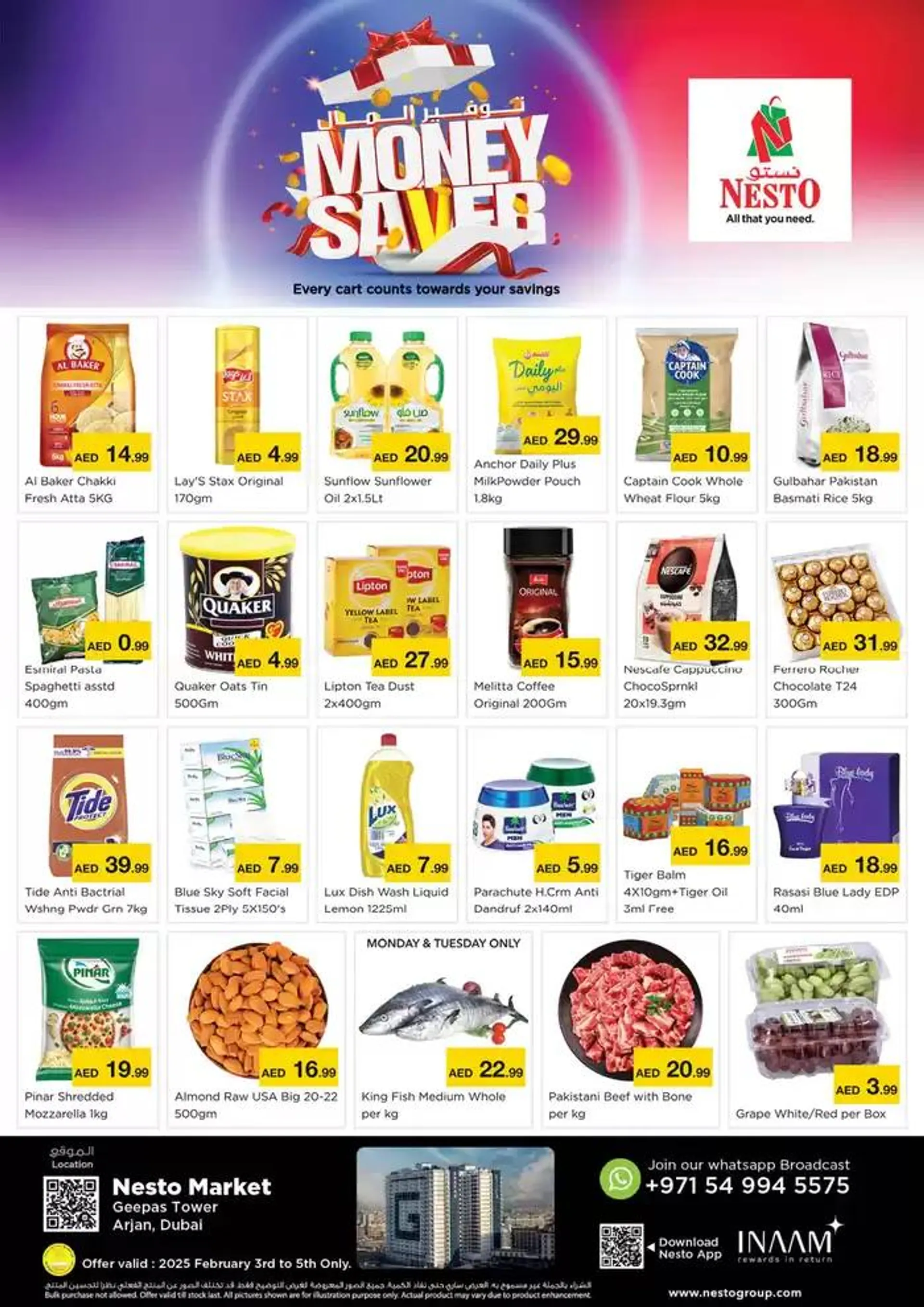 Money Saver Deals At Nesto Hypermarket Al Arjan - 1