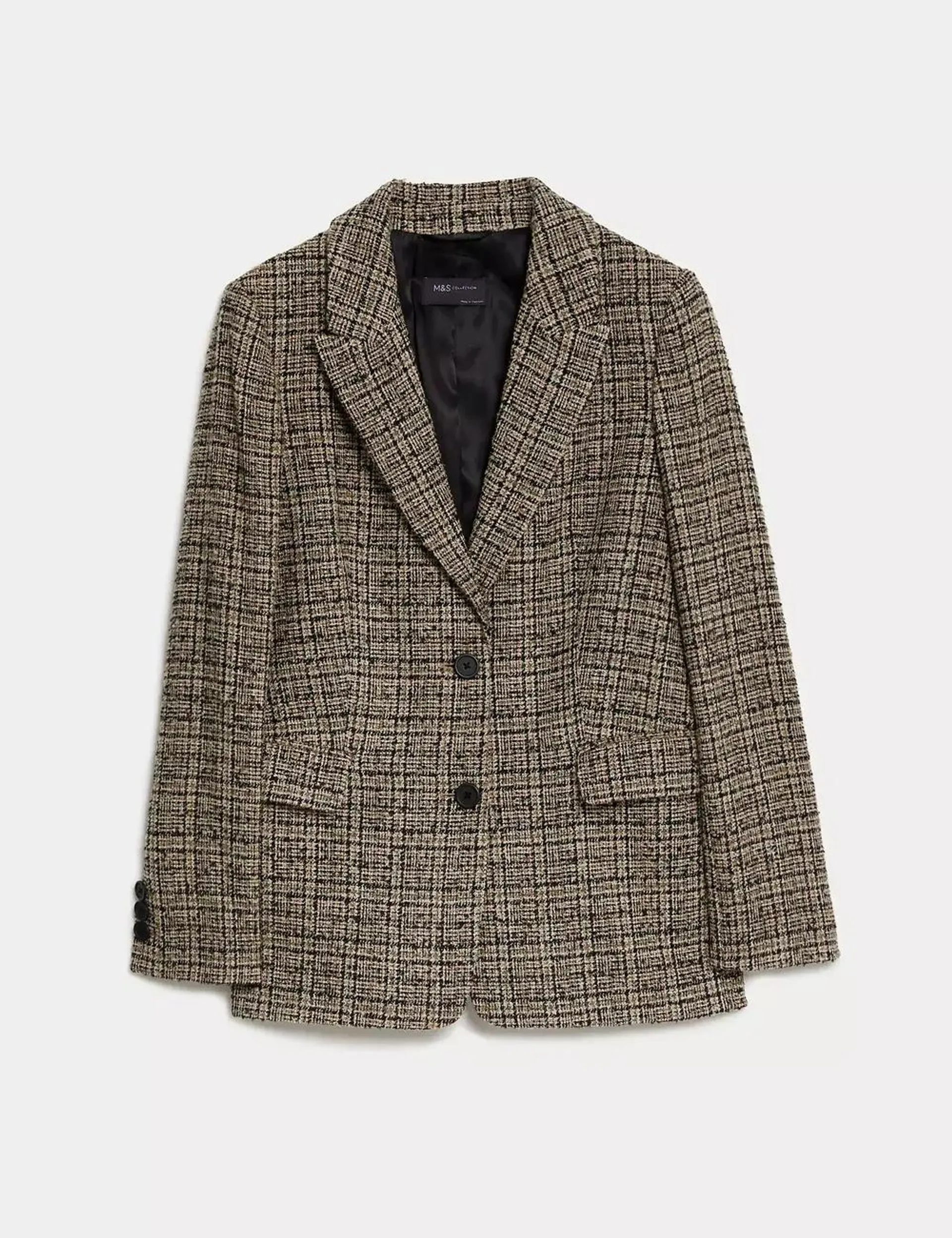 Tweed Relaxed Checked Blazer