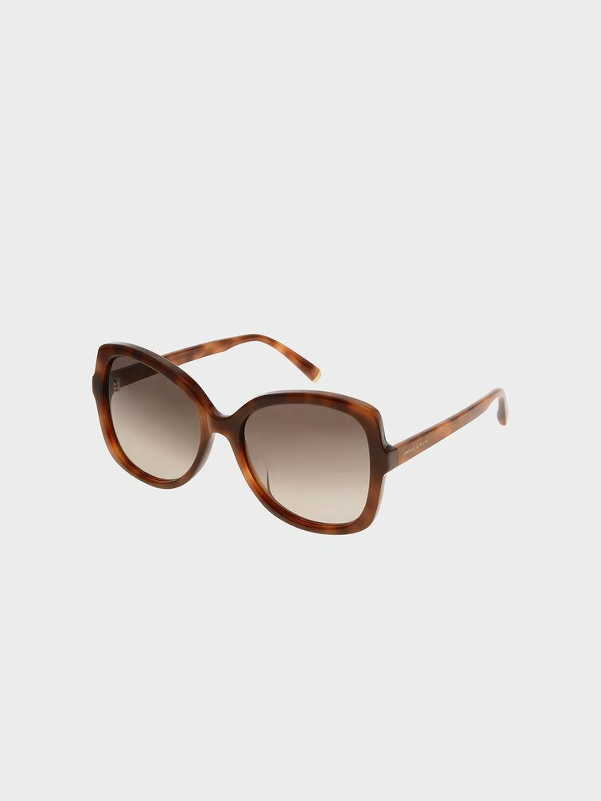 Acetate Butterfly Sunglasses - T. Shell