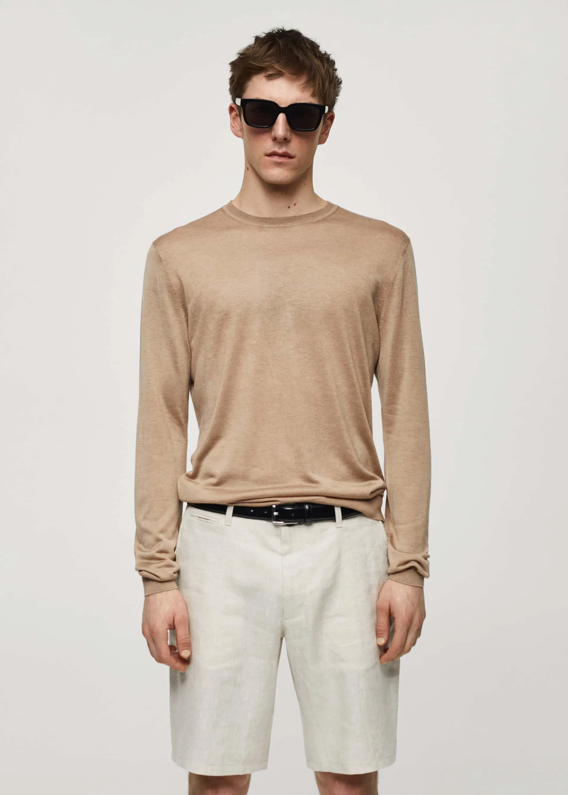 Fine mulberry silk sweater