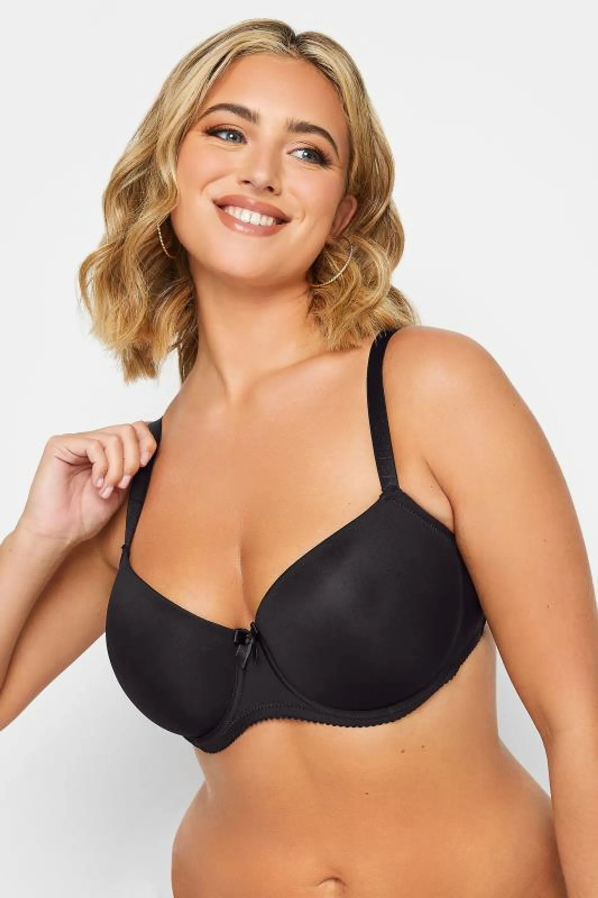 YOURS Black Moulded Underwired T-Shirt Bra