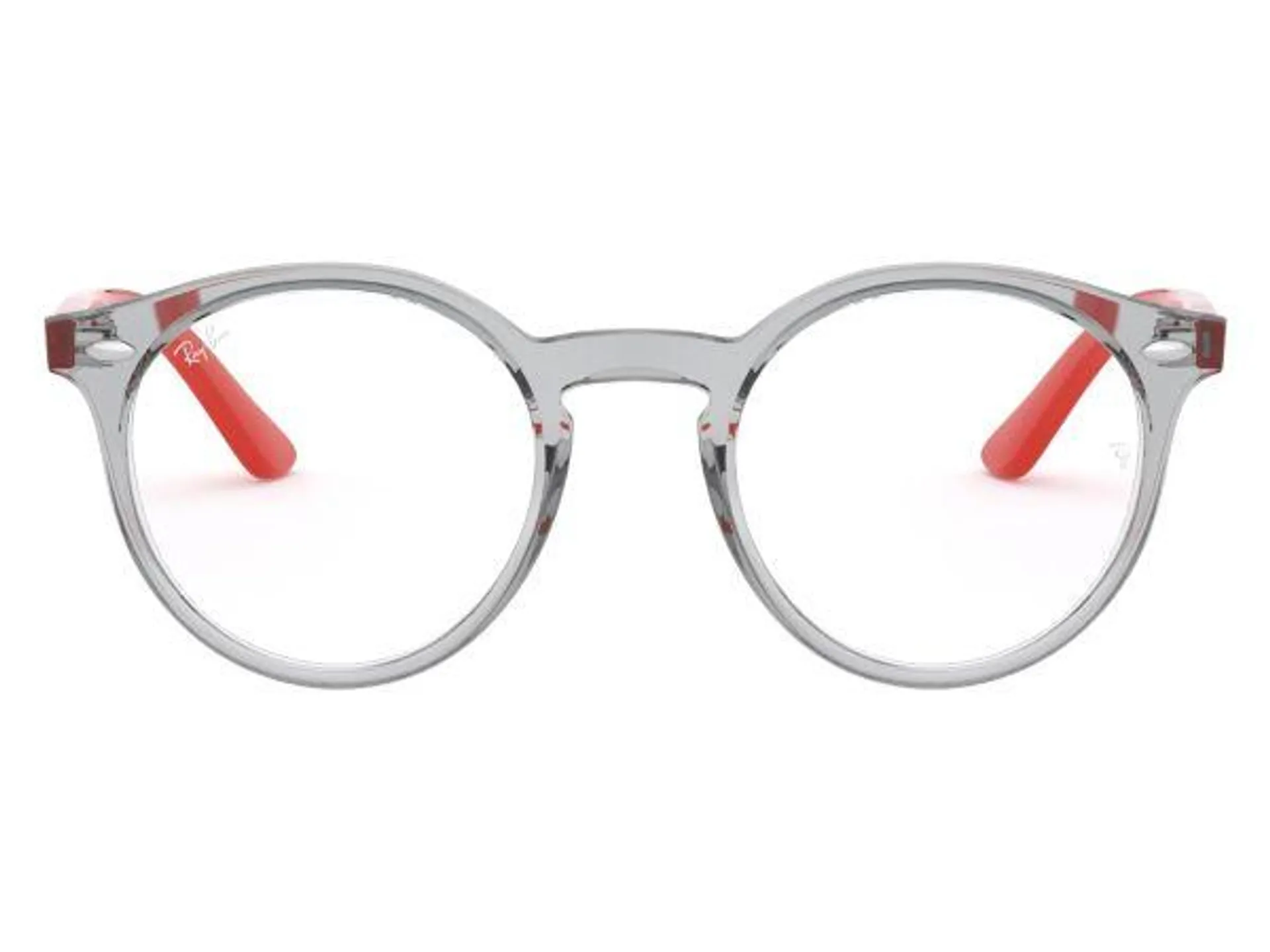 Transparent Gray Round Junior Frame