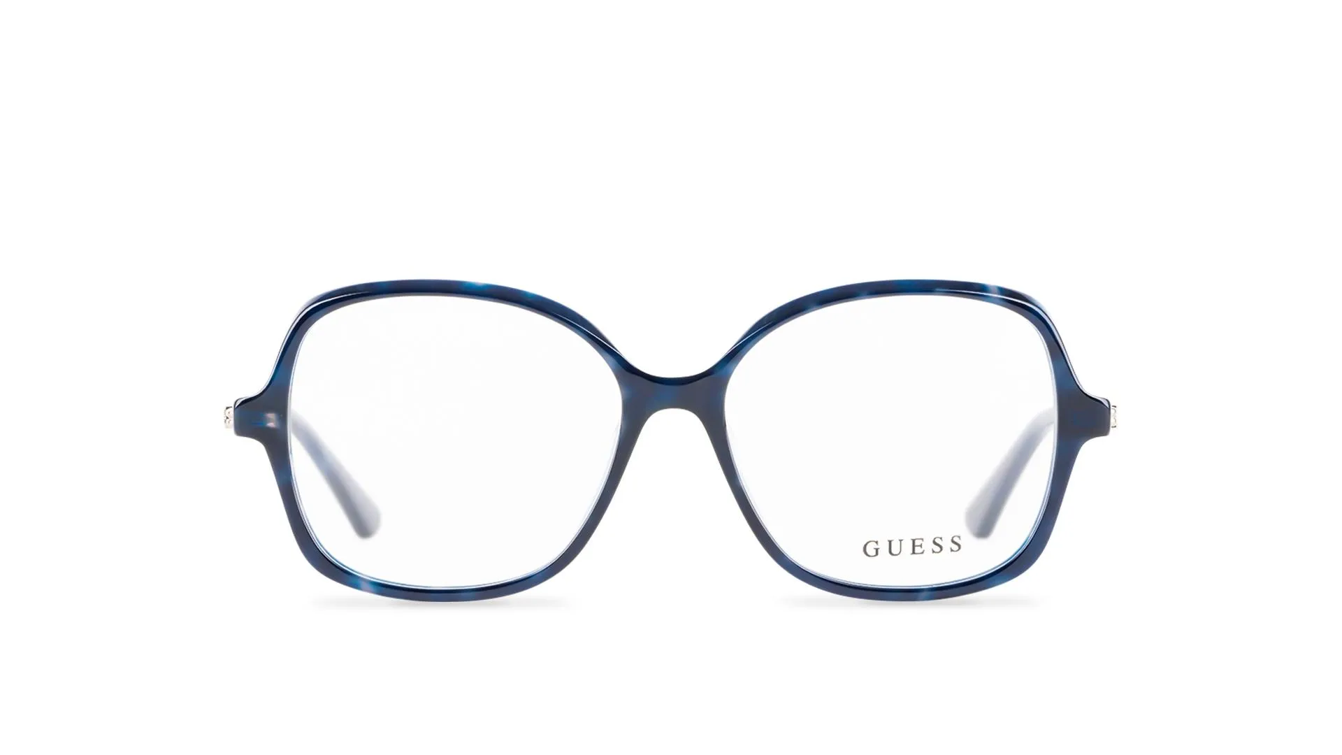 Women Geometric Blue Eyeglass