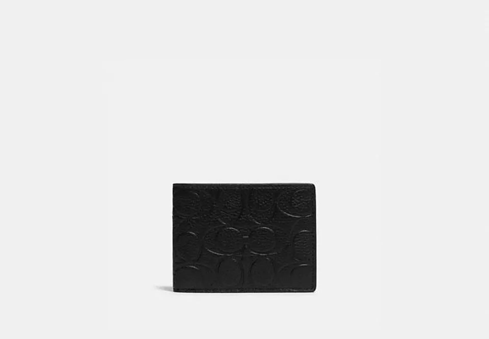 Slim Billfold Wallet In Signature Leather