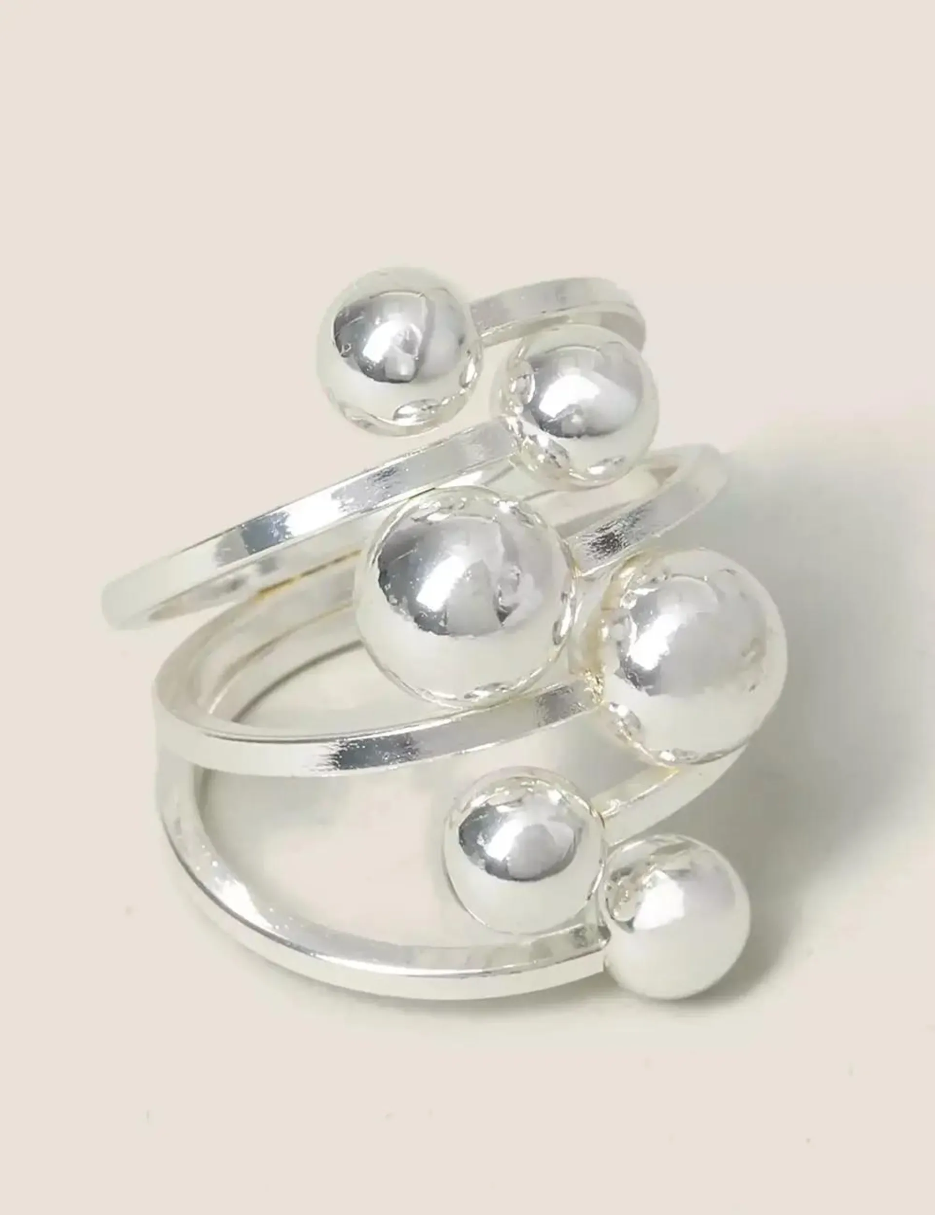 Silver Ball Ring