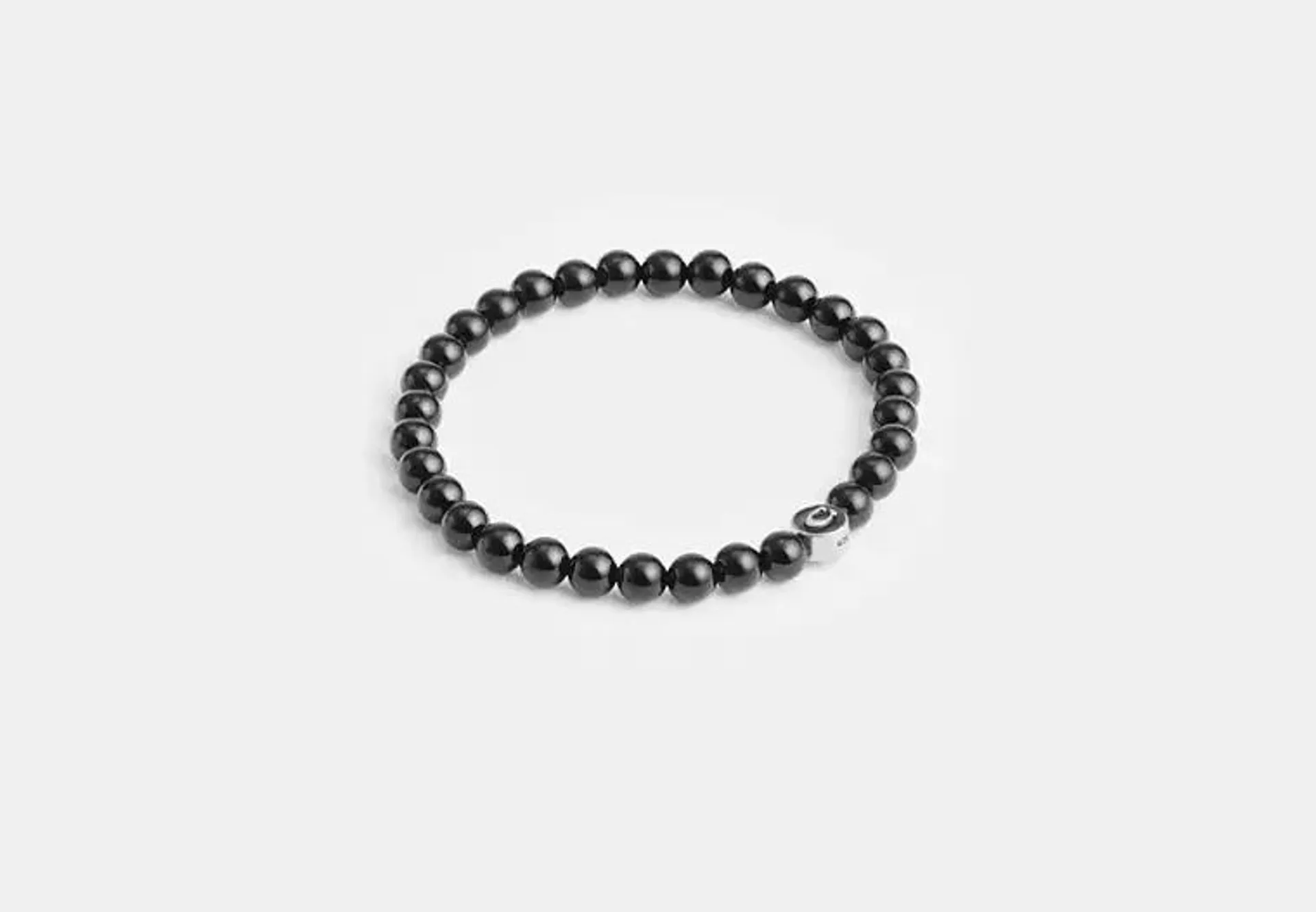 Black Onyx Beaded Bracelet