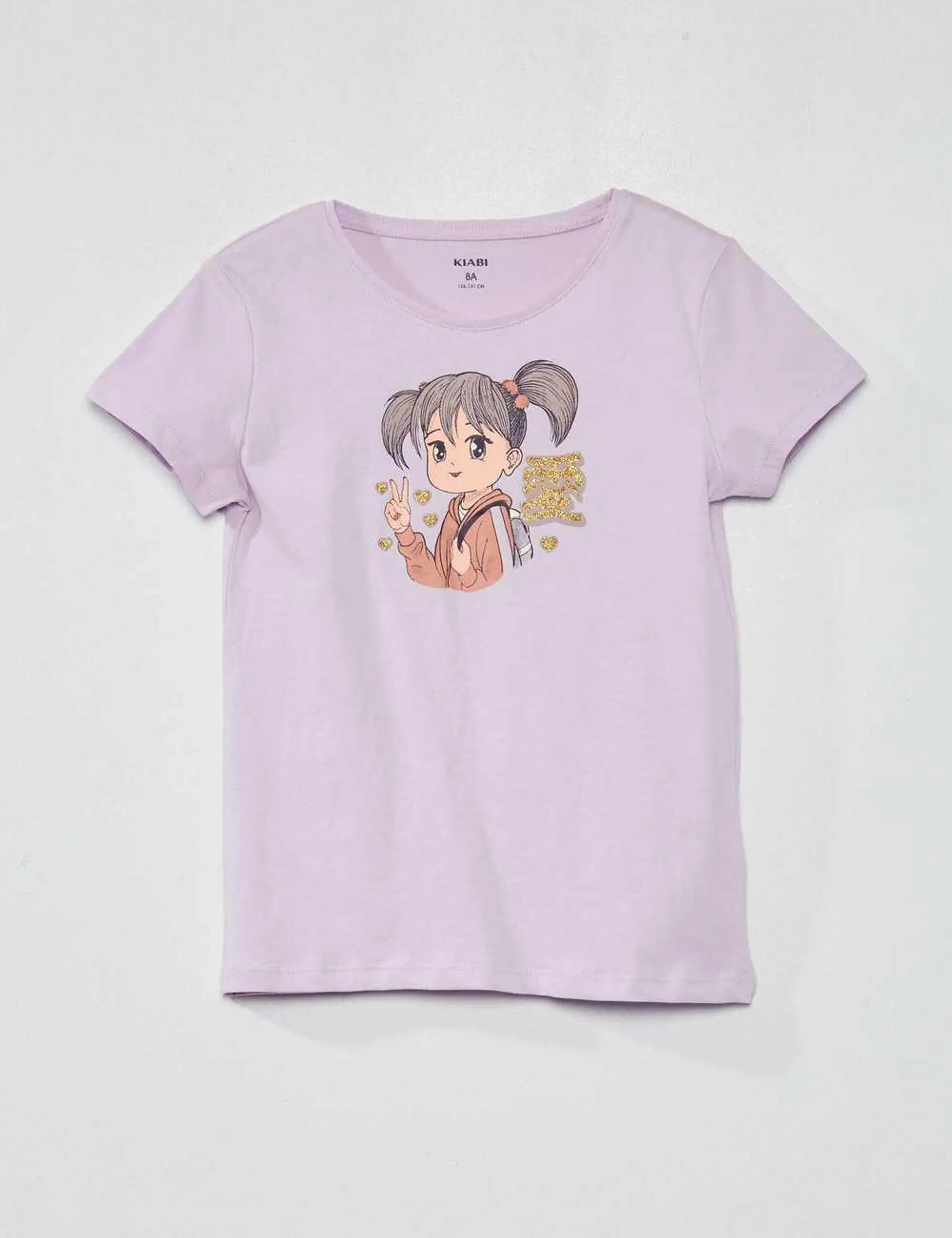 'Manga' print T-shirt