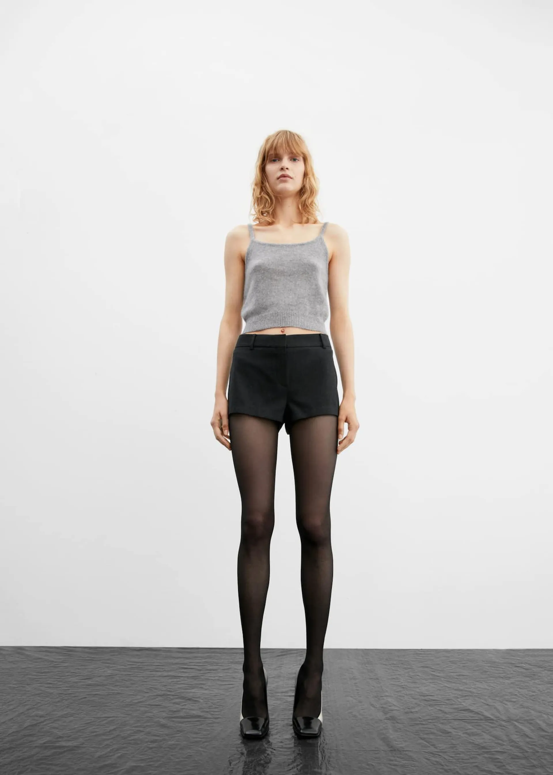 Cashmere strappy top