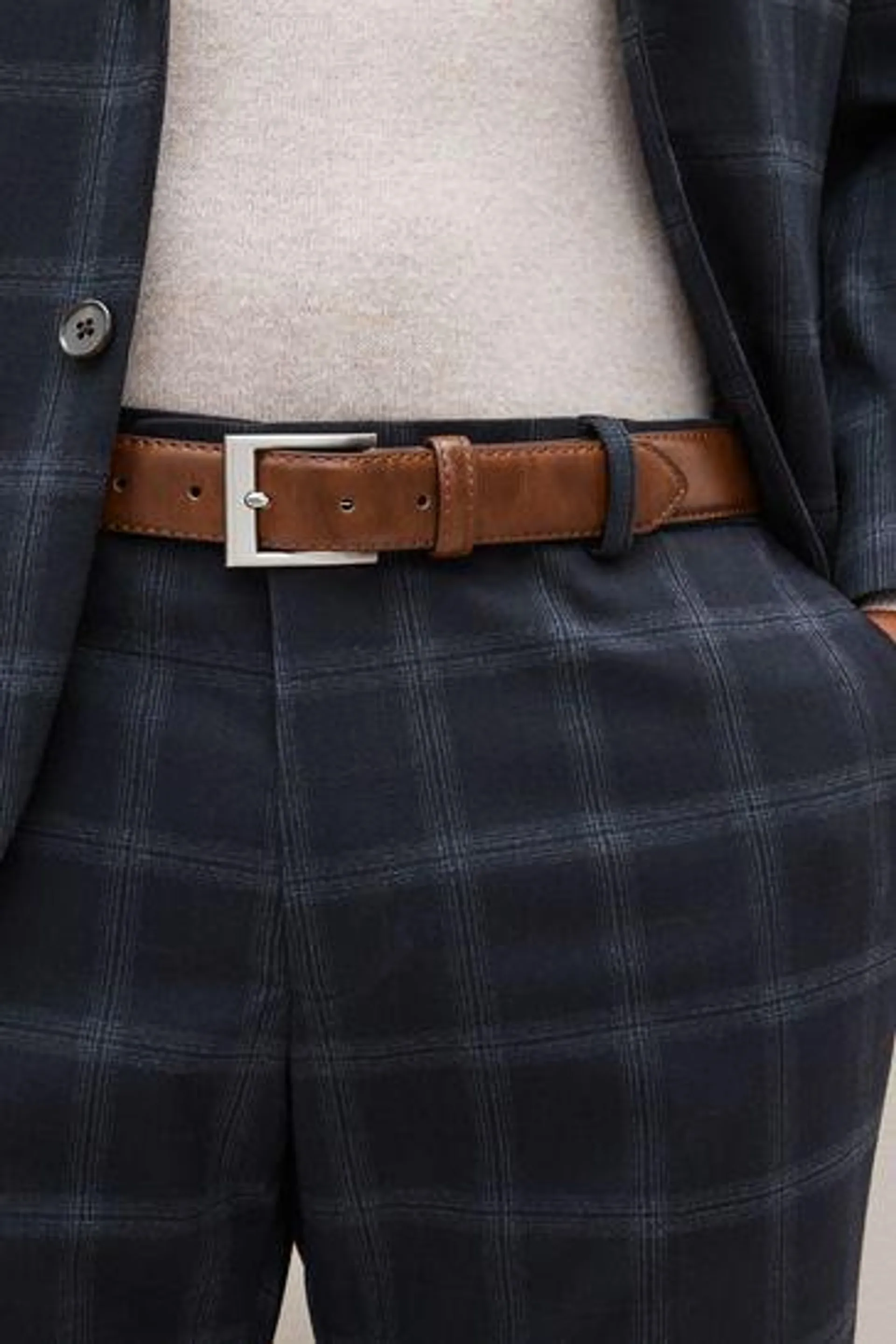 Stitched Edge Belt