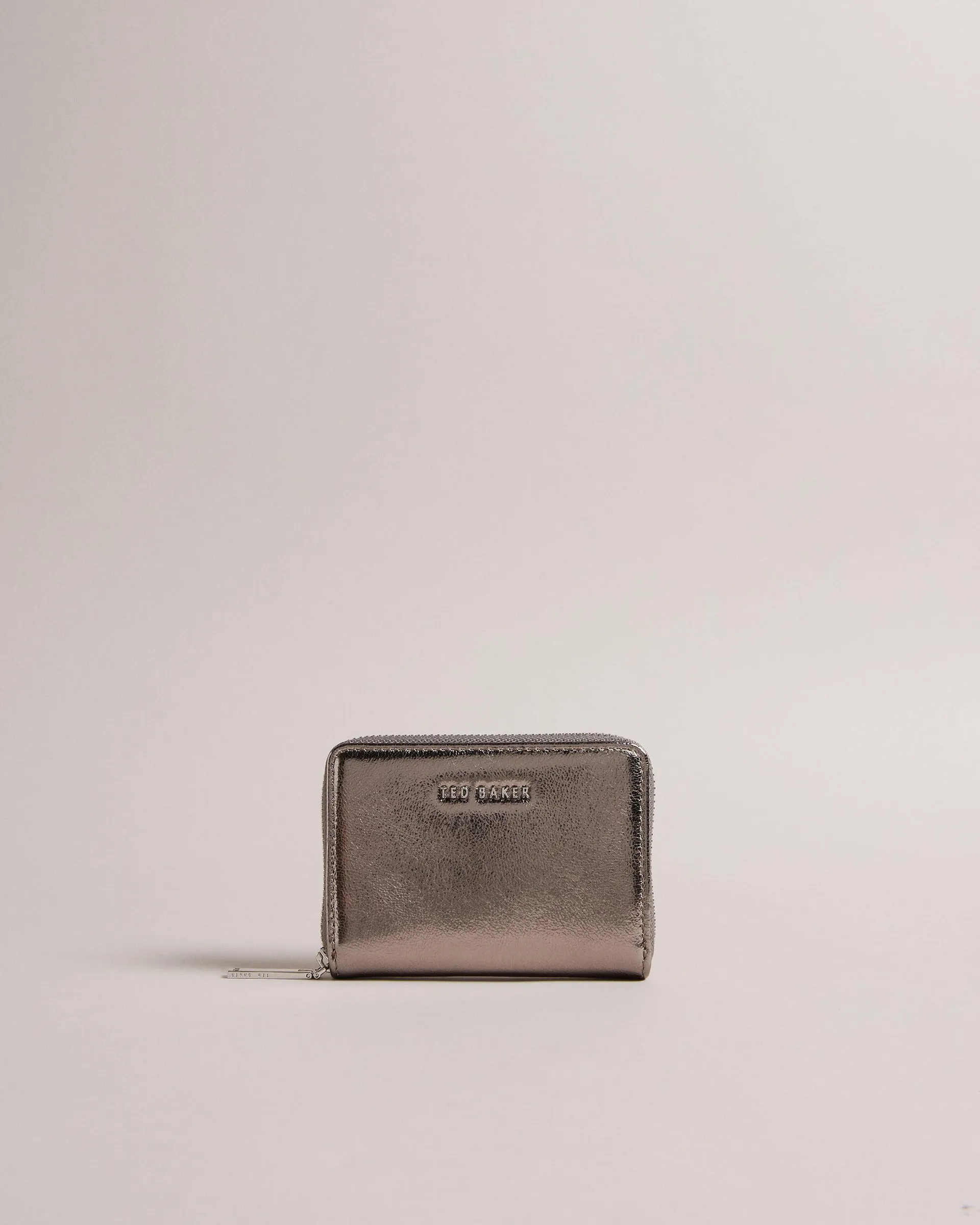 Small Zip Around Leather Purse