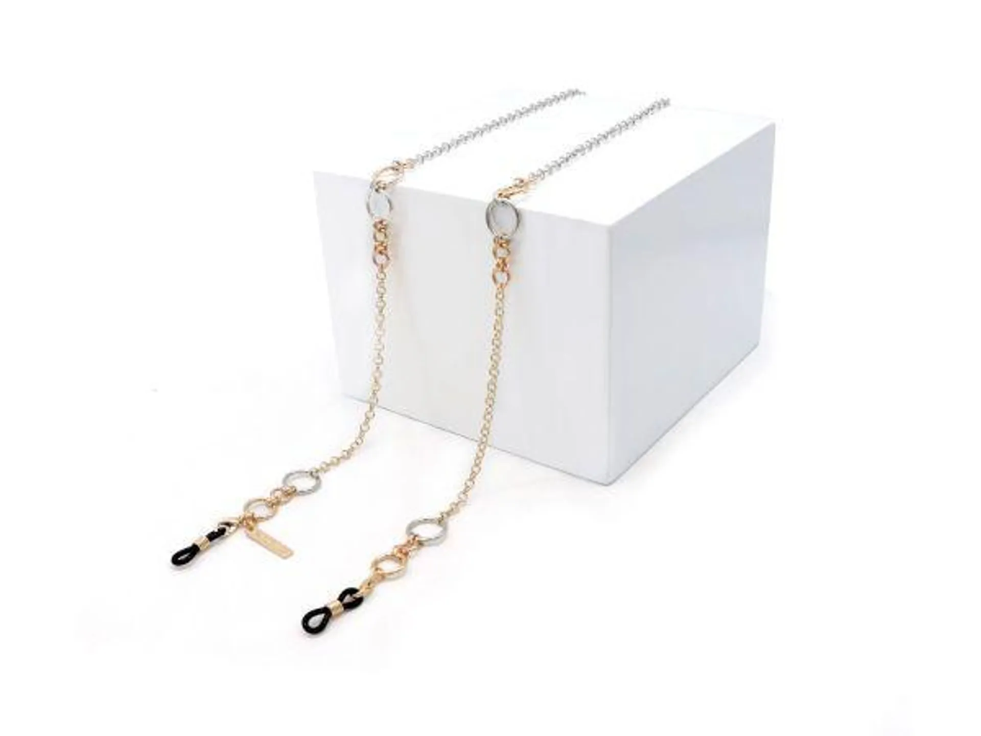 Silver-Gold Glasses Chain