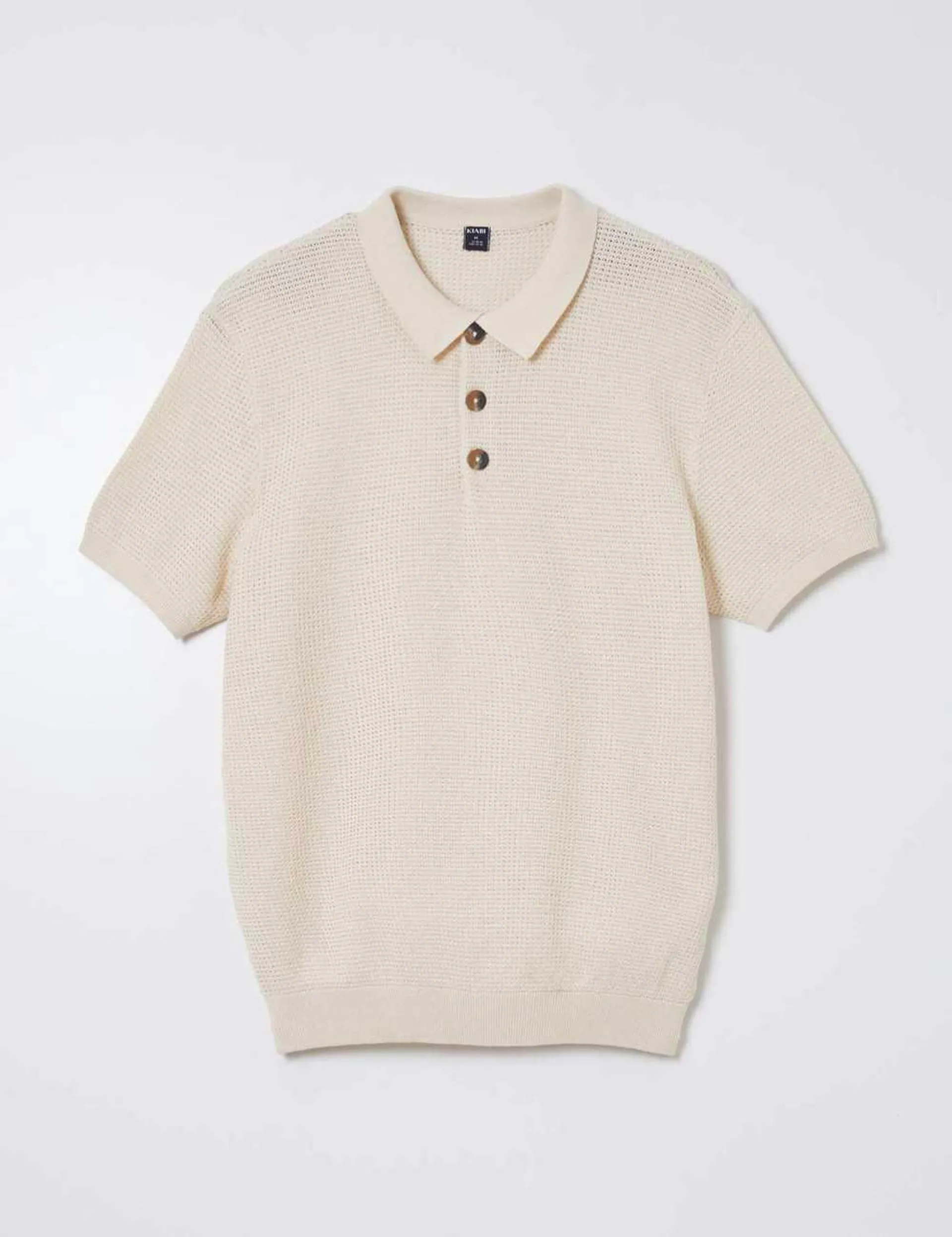 Knitted fabric polo shirt