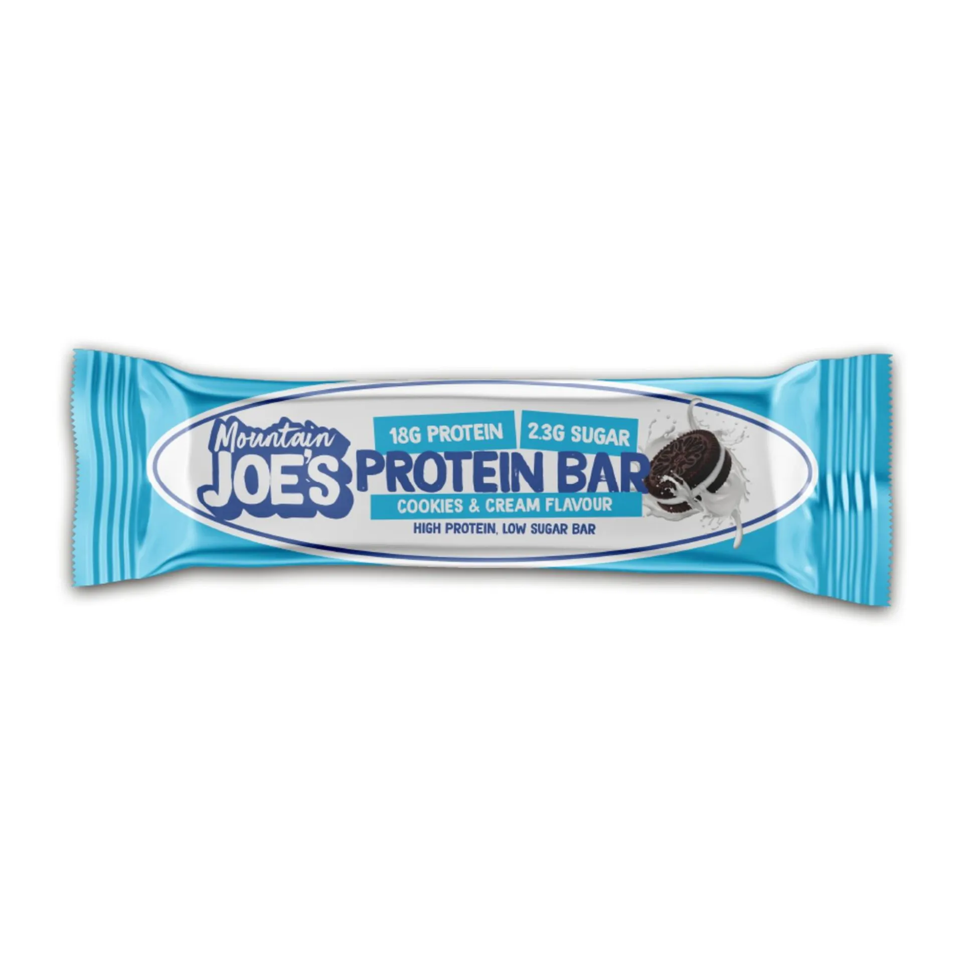 Mountain Joe's Cookies & Cream Flavour Protein Bar 55 g