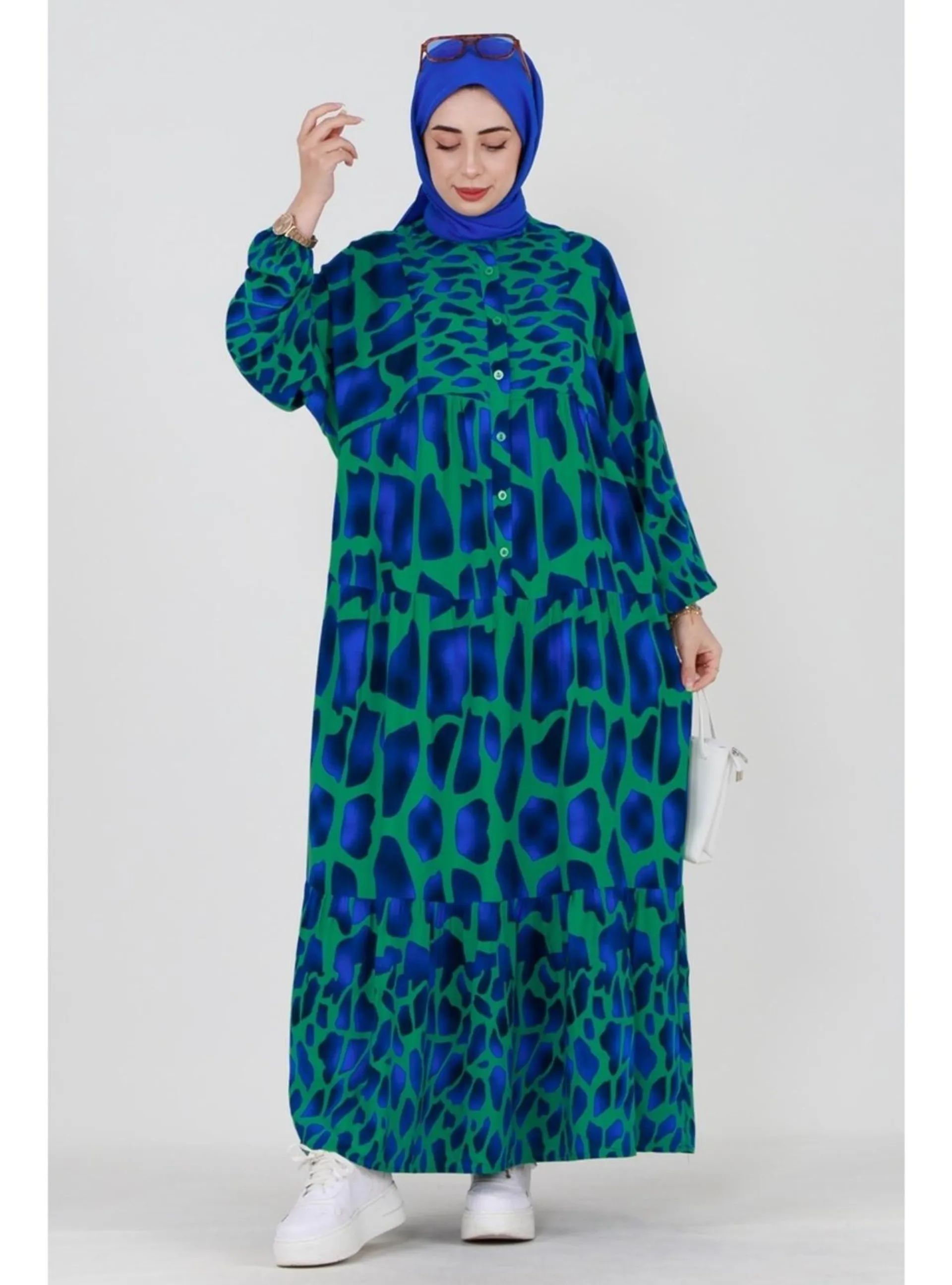 Green - Modest Dress