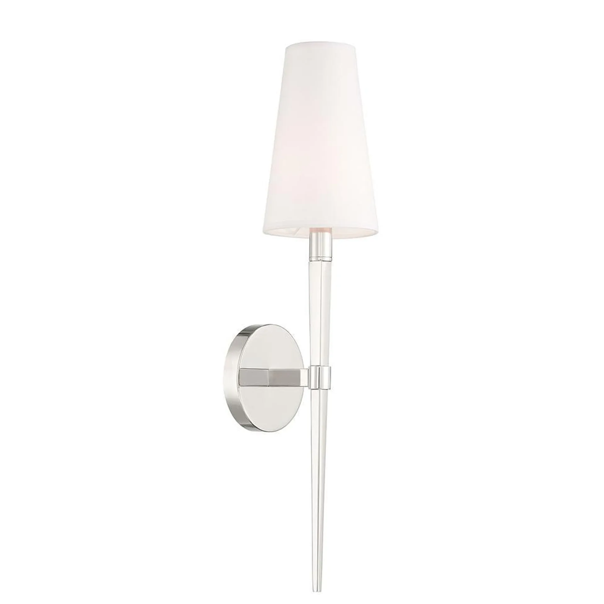 Dexter 1 Light Sconce - Polished Nickel
