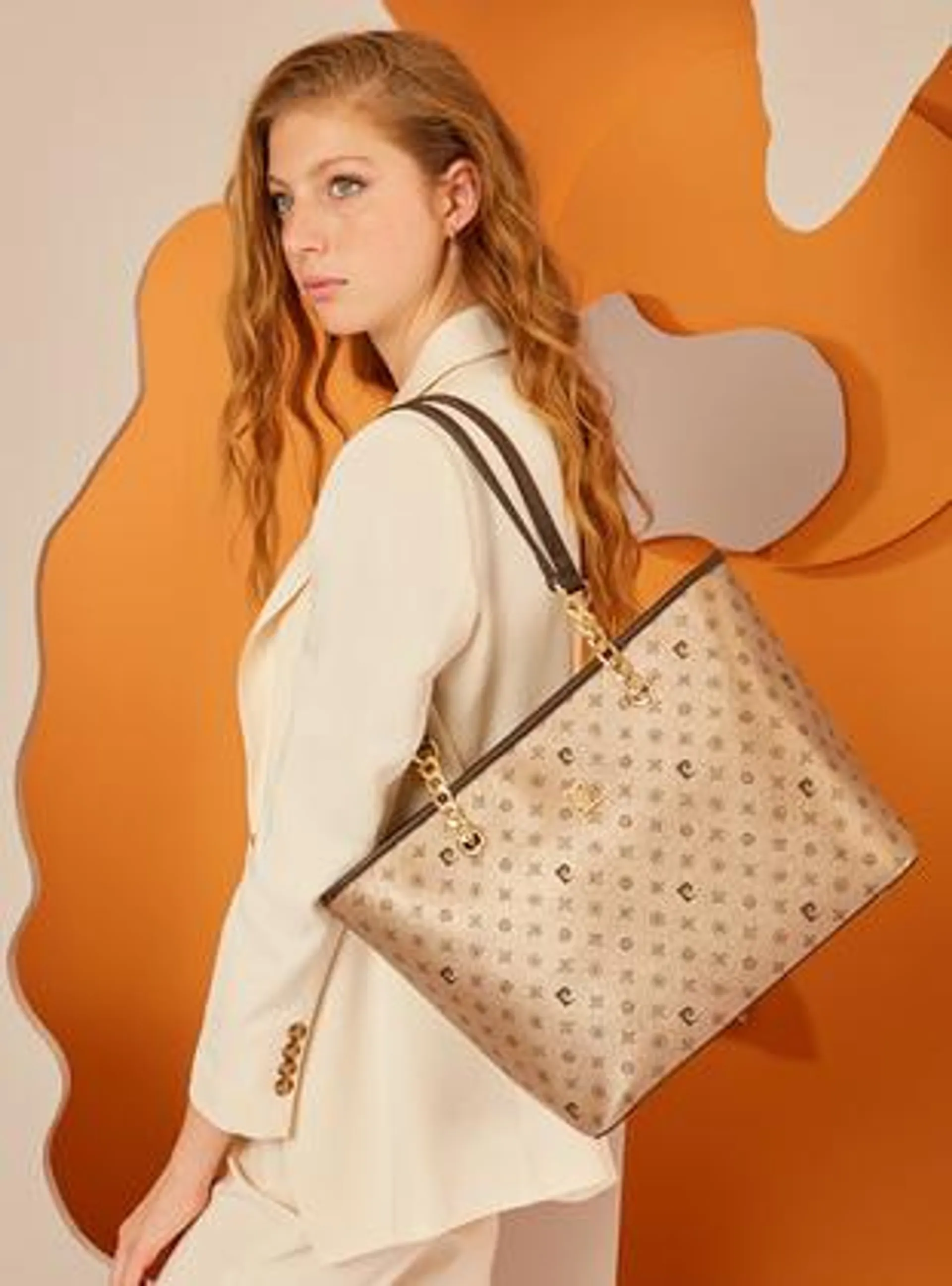 Pierre cardin - Shoulder Bag Gold Color Monogram