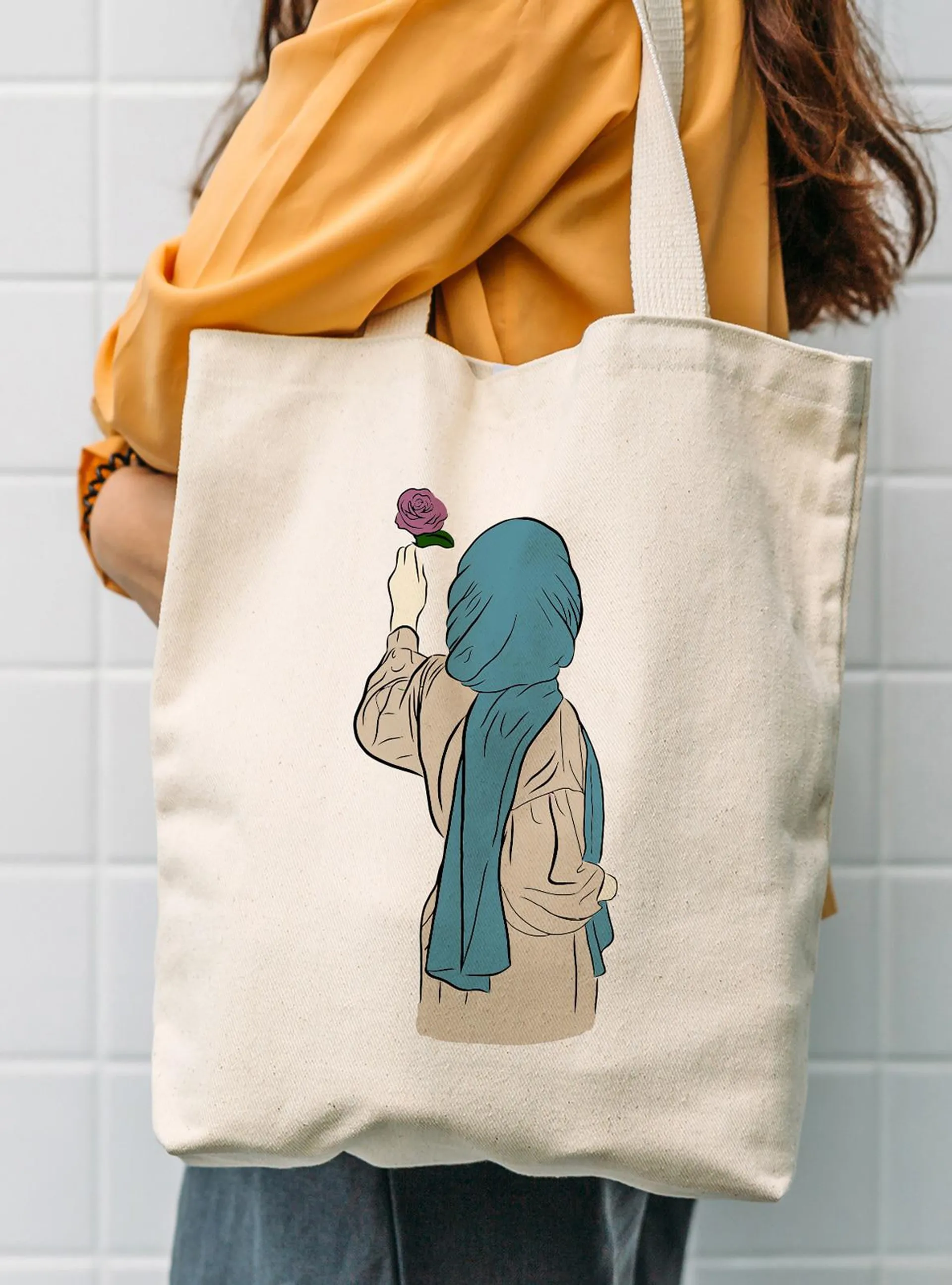 Satchel - Cream - Tote/Canvas Bag