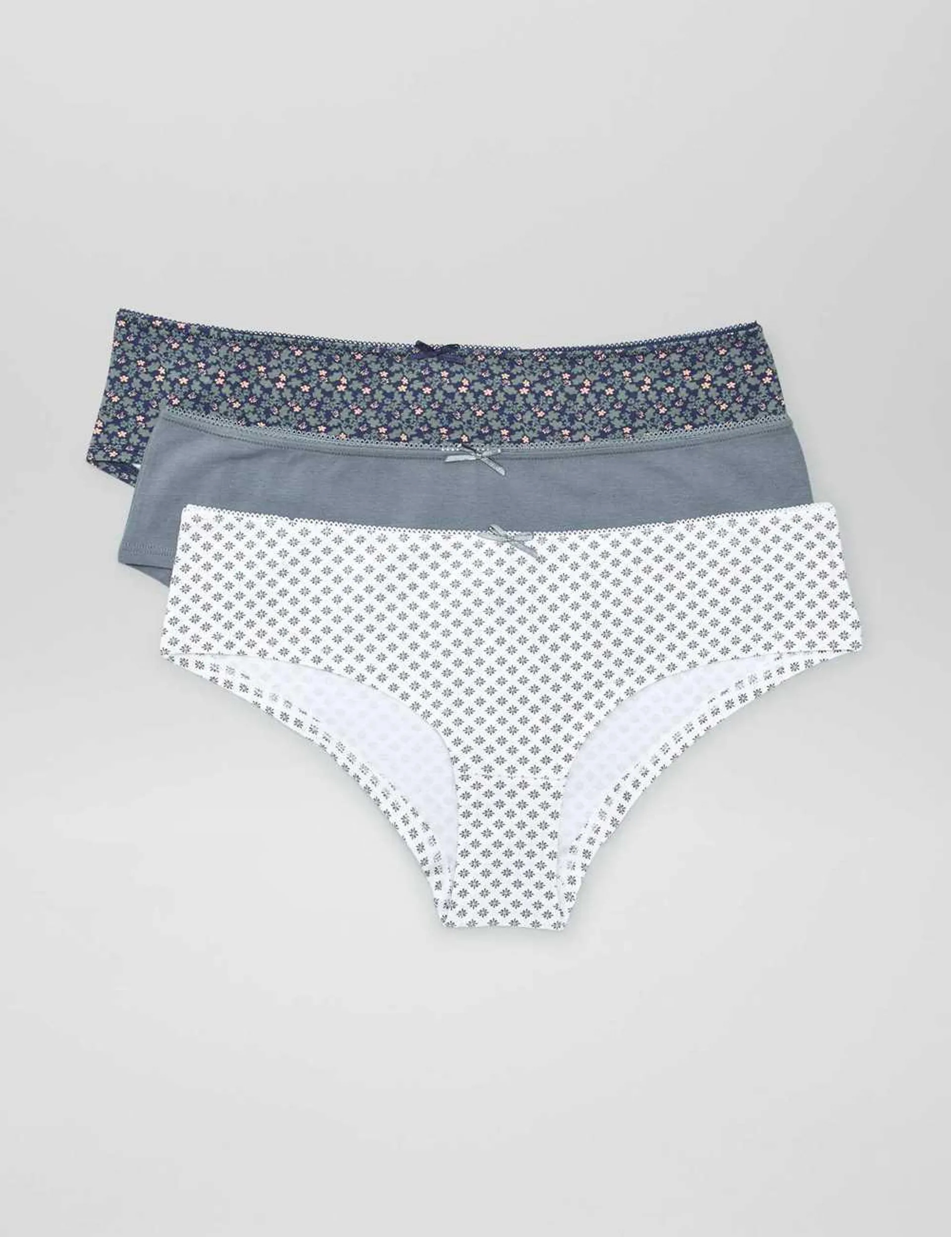 Pack of 3 pairs of eco-design boy shorts