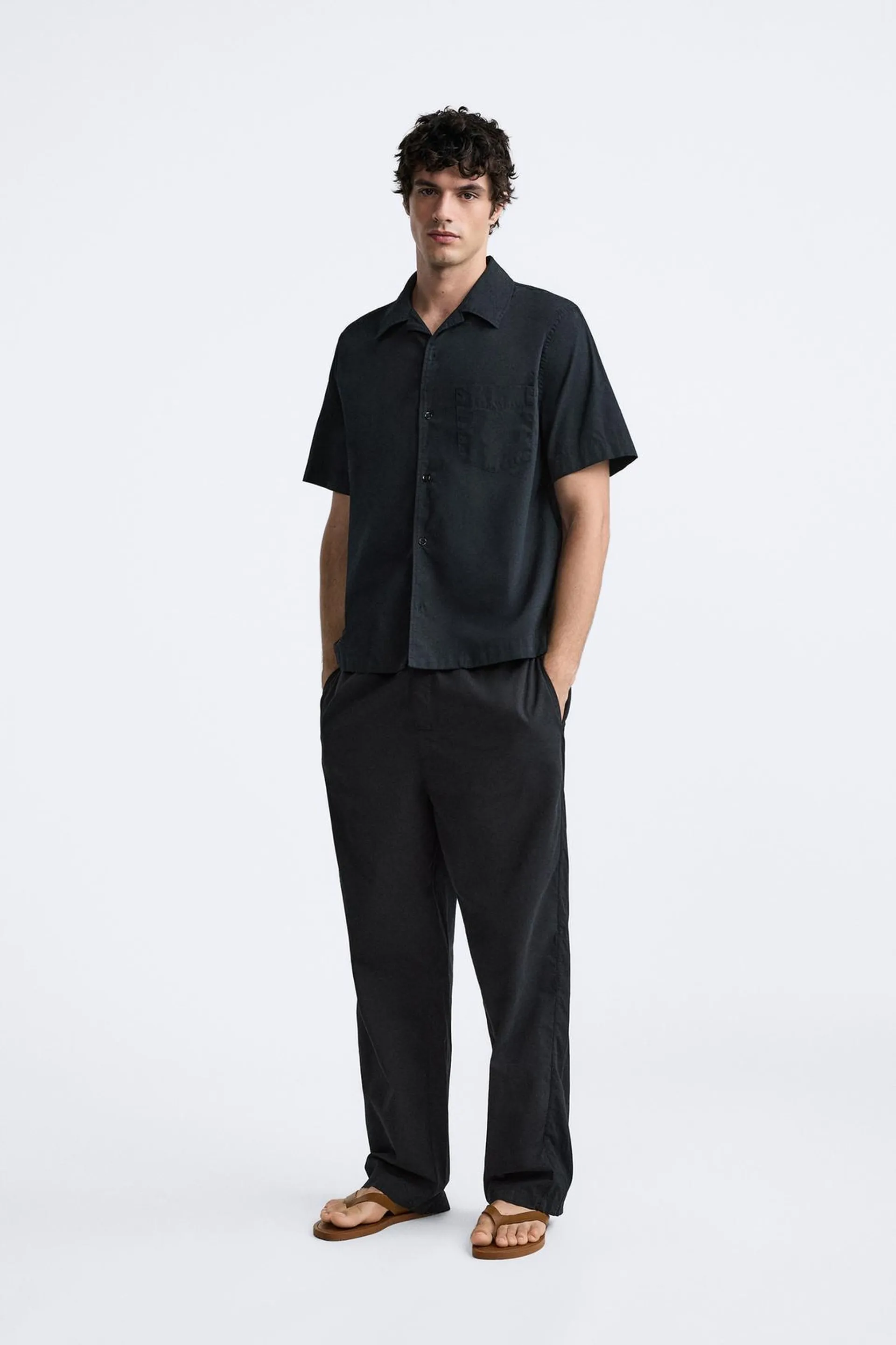 FADED POPLIN SHIRT