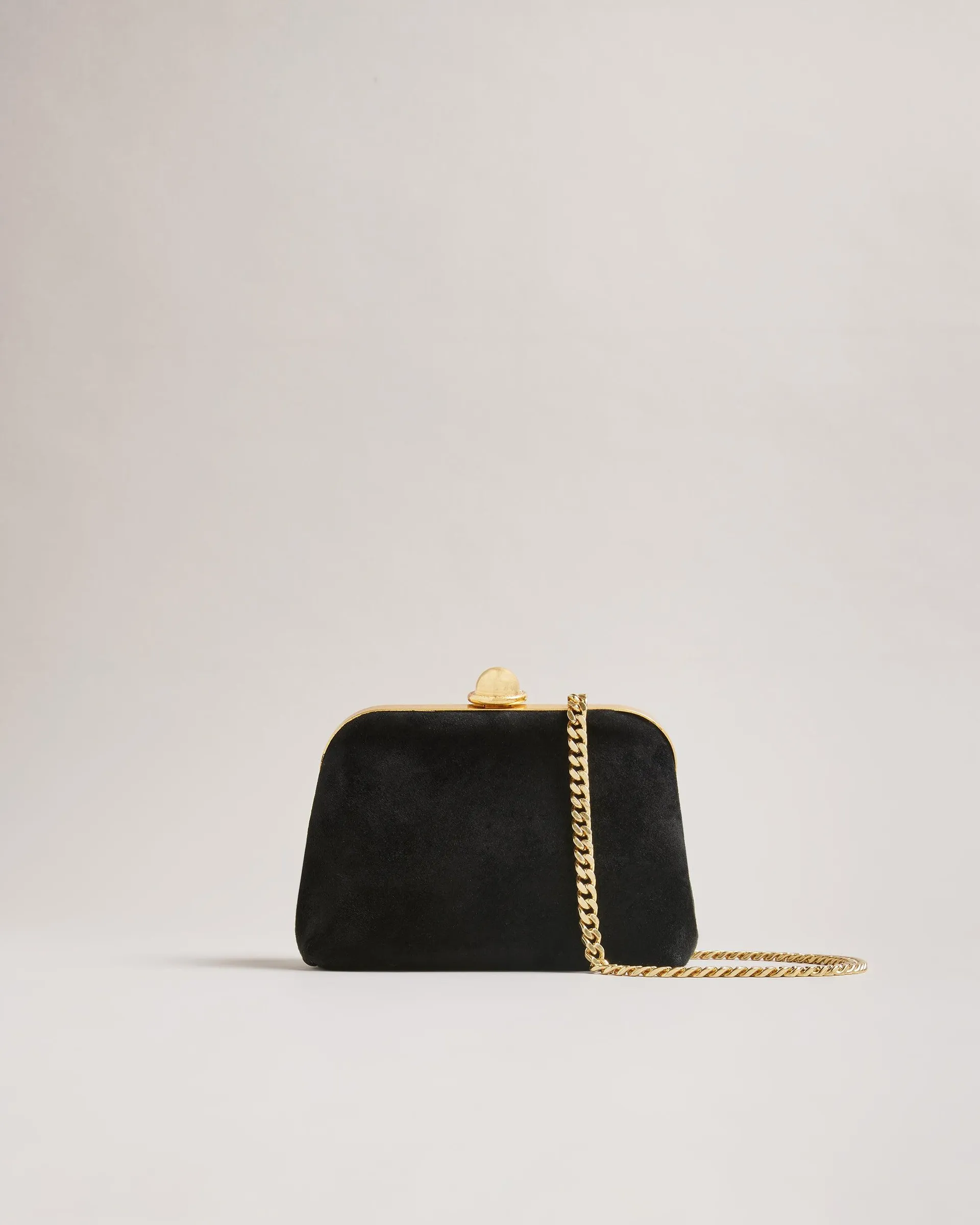 Faux Leather Mini Clutch