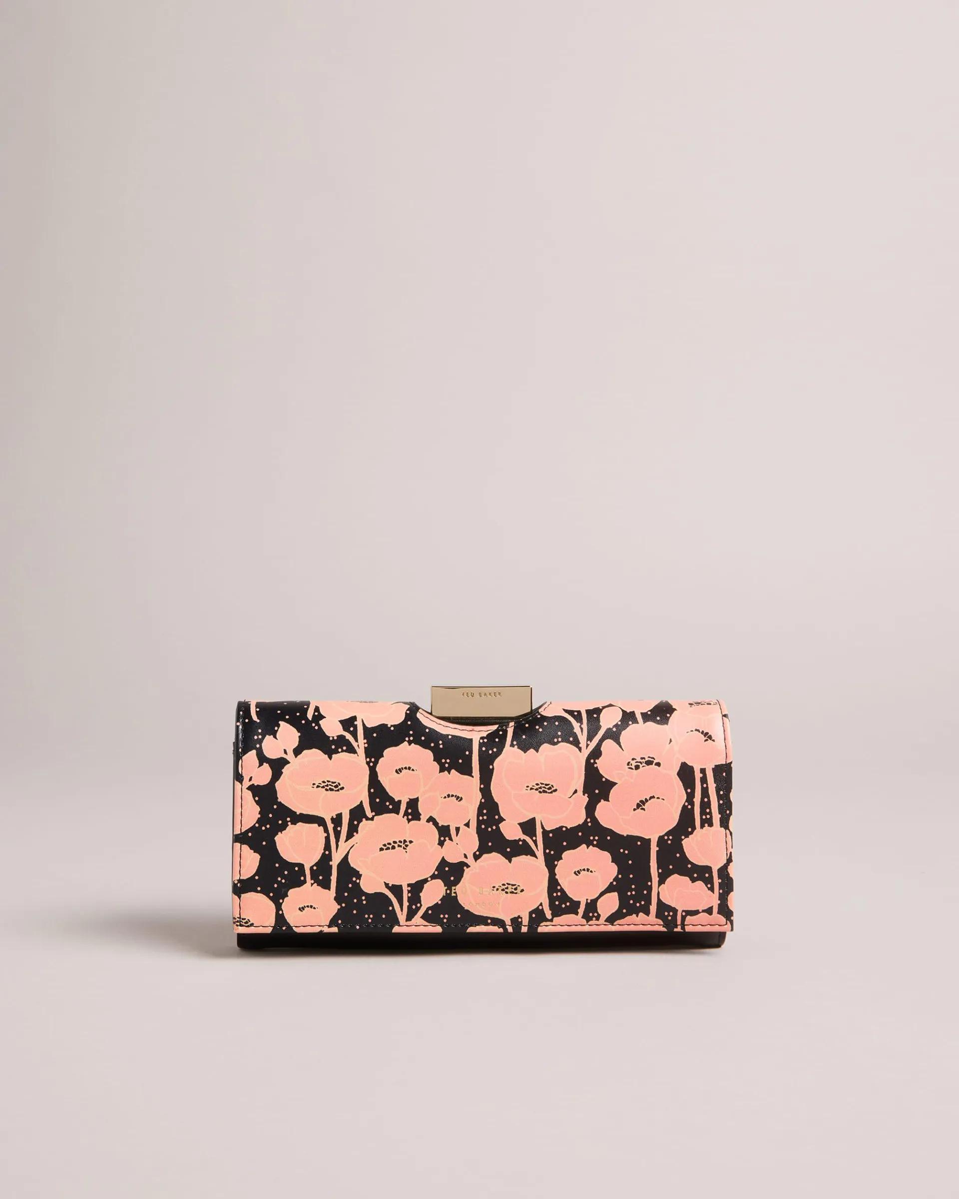 Floral Printed Large Bobble Purse
