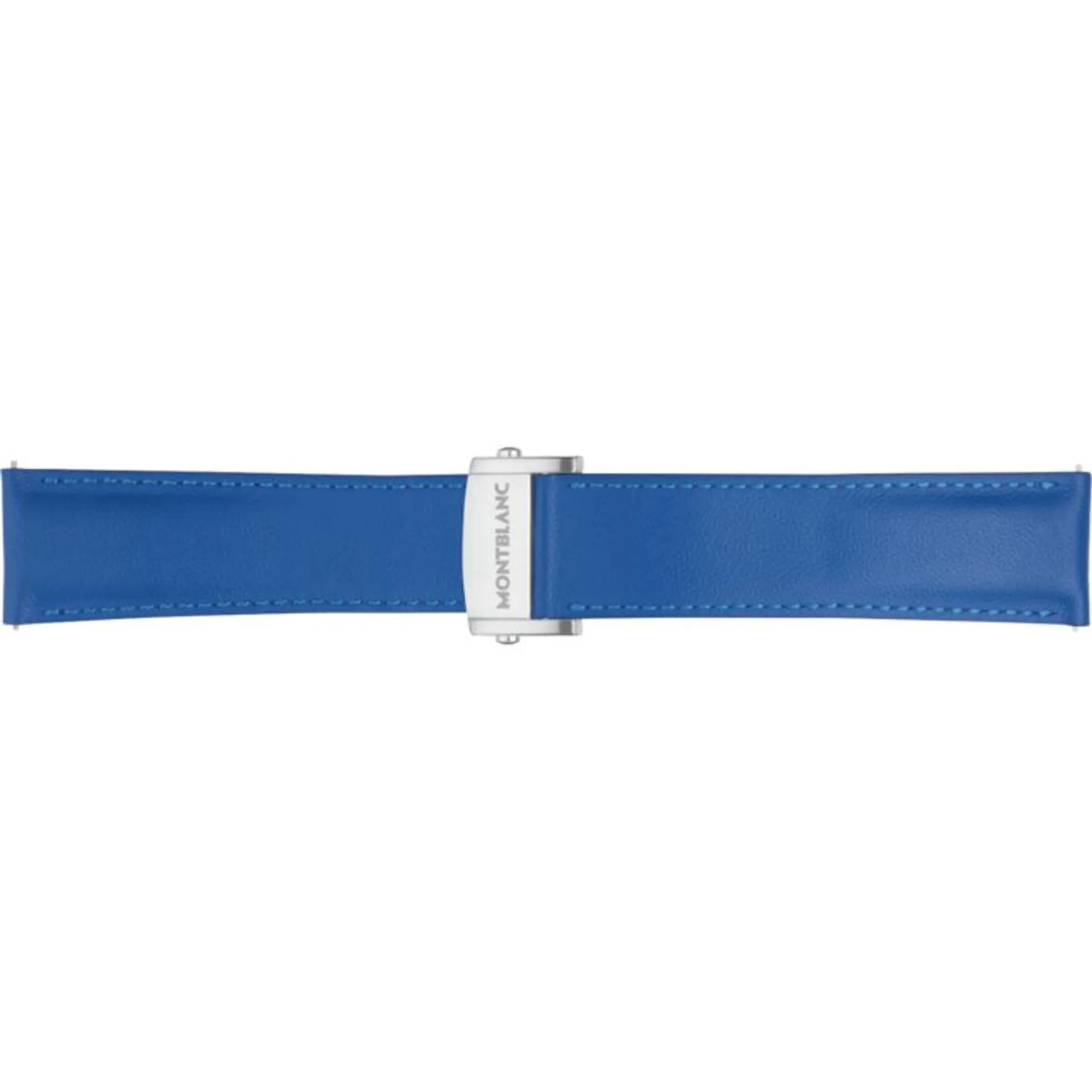 Summit 2 Sapphire Blue Leather Strap