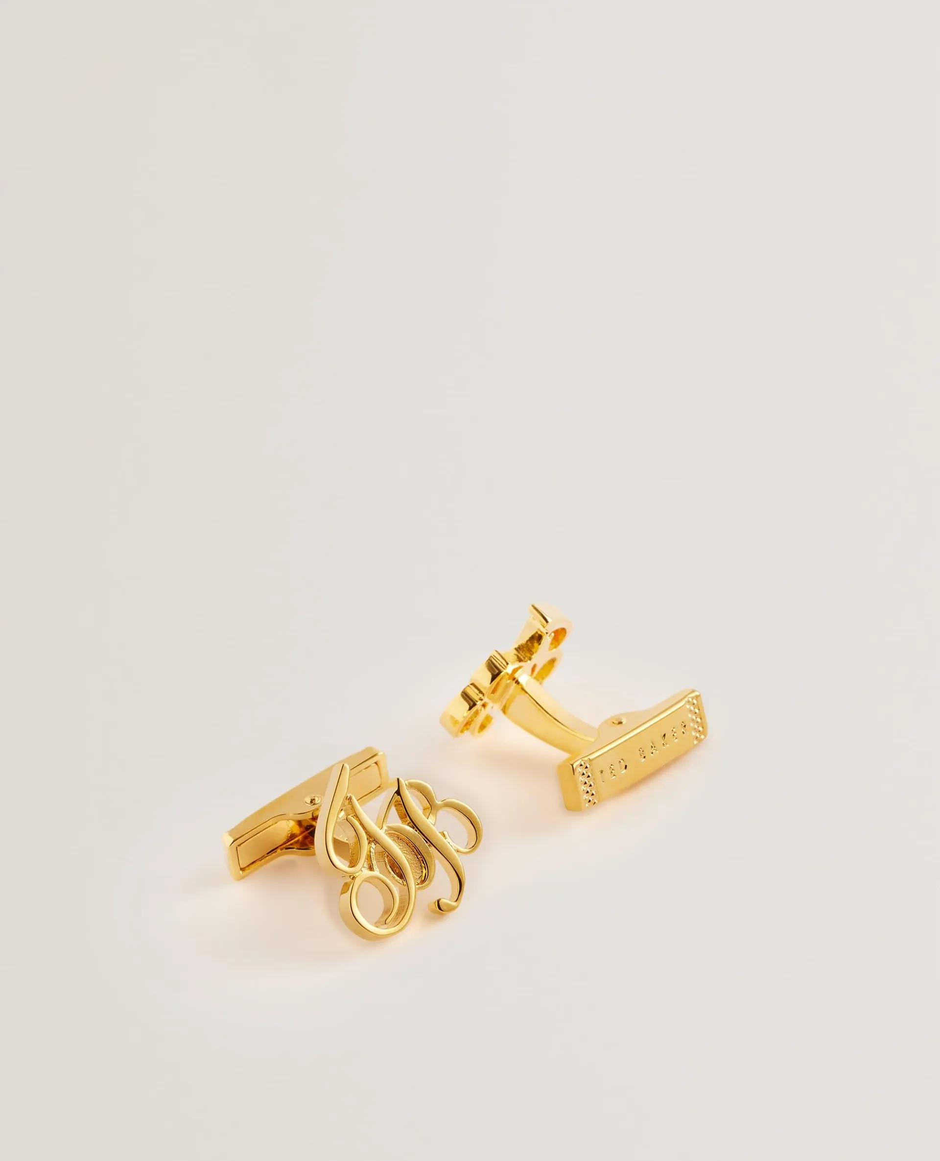 Tb Monogram Logo Cufflinks Gold