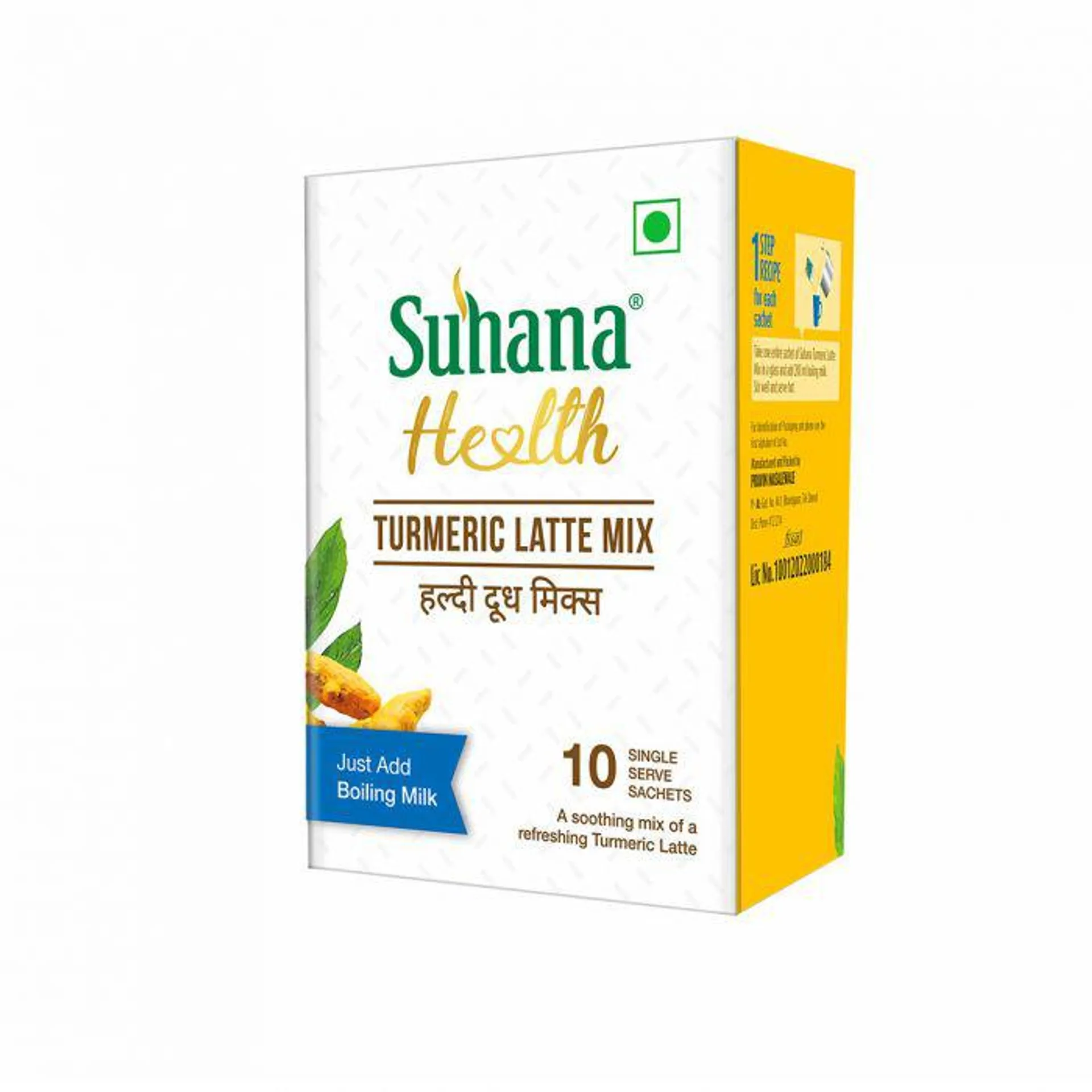 SUHANA TURMERIC LATTE 12GM X 10