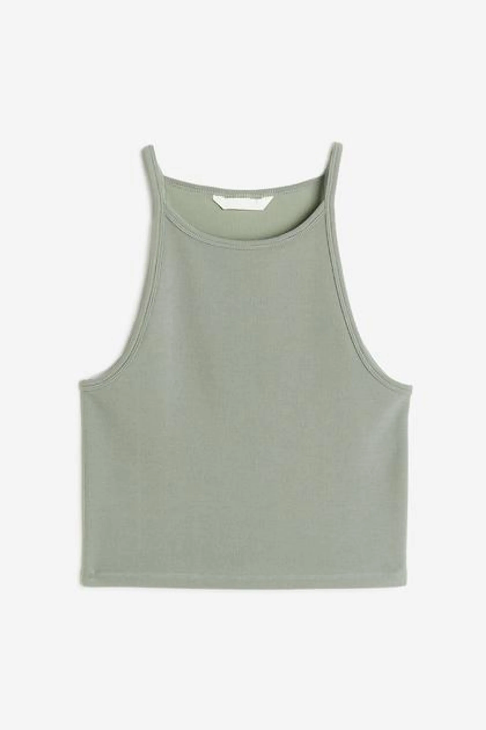 Ribbed crop top