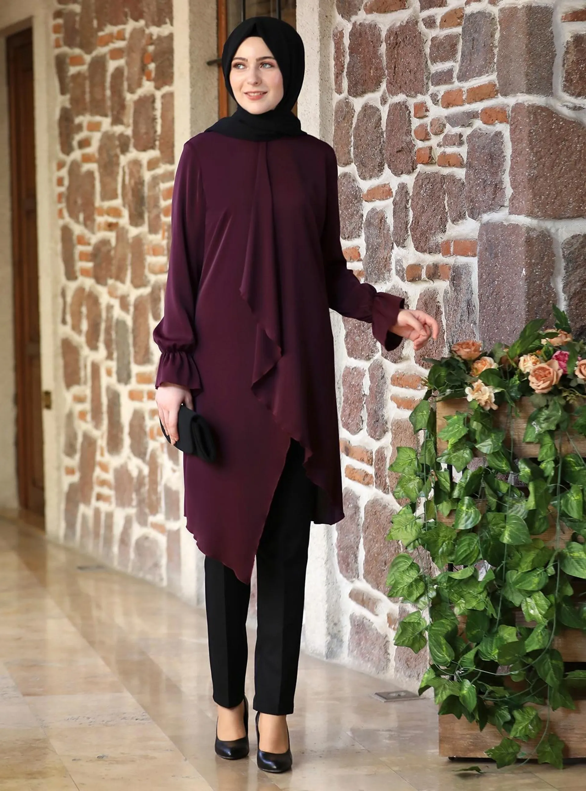 Arya Tunic Plum Color
