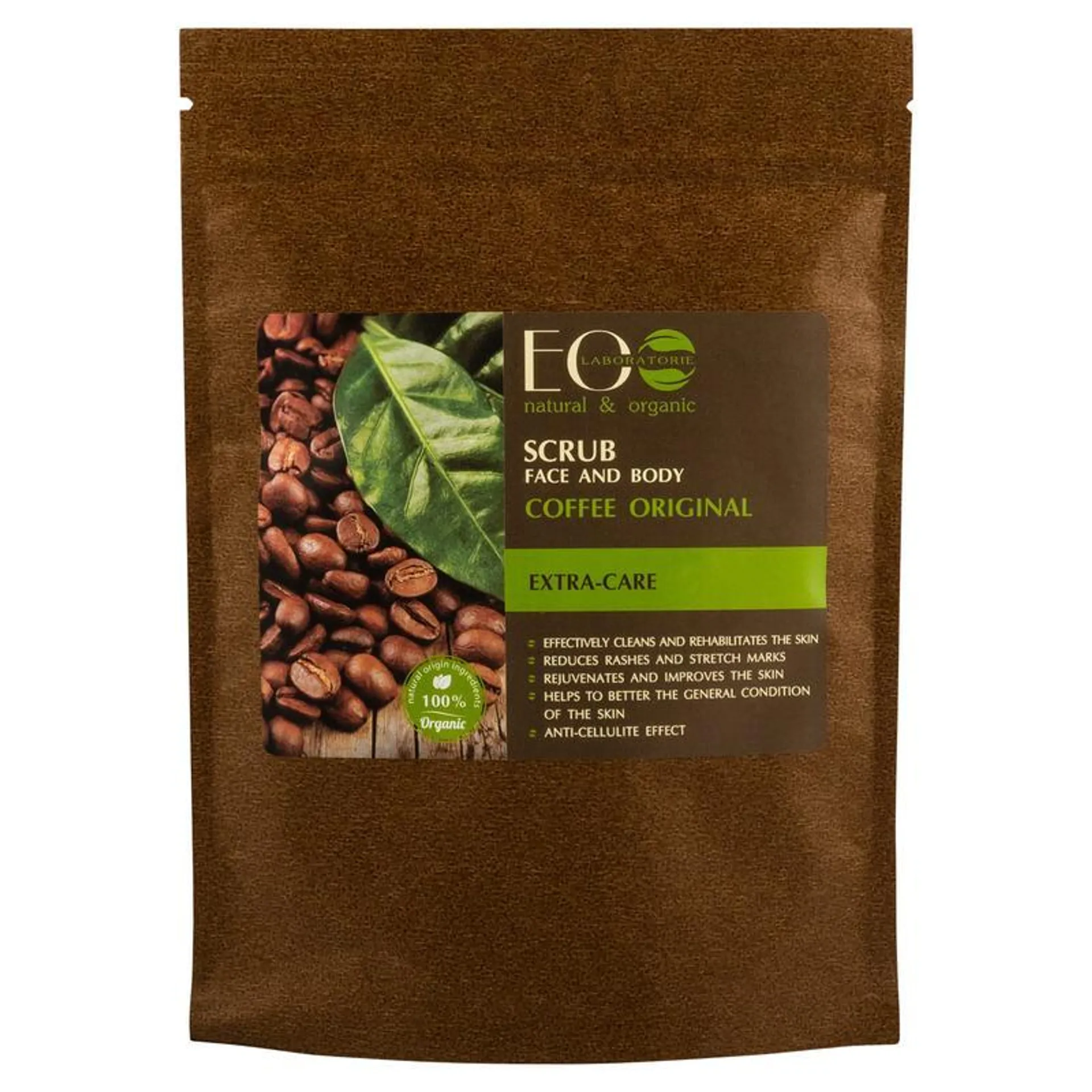 EO Laboratorie Organic Coffee Face & Body Scrub: Extra Care