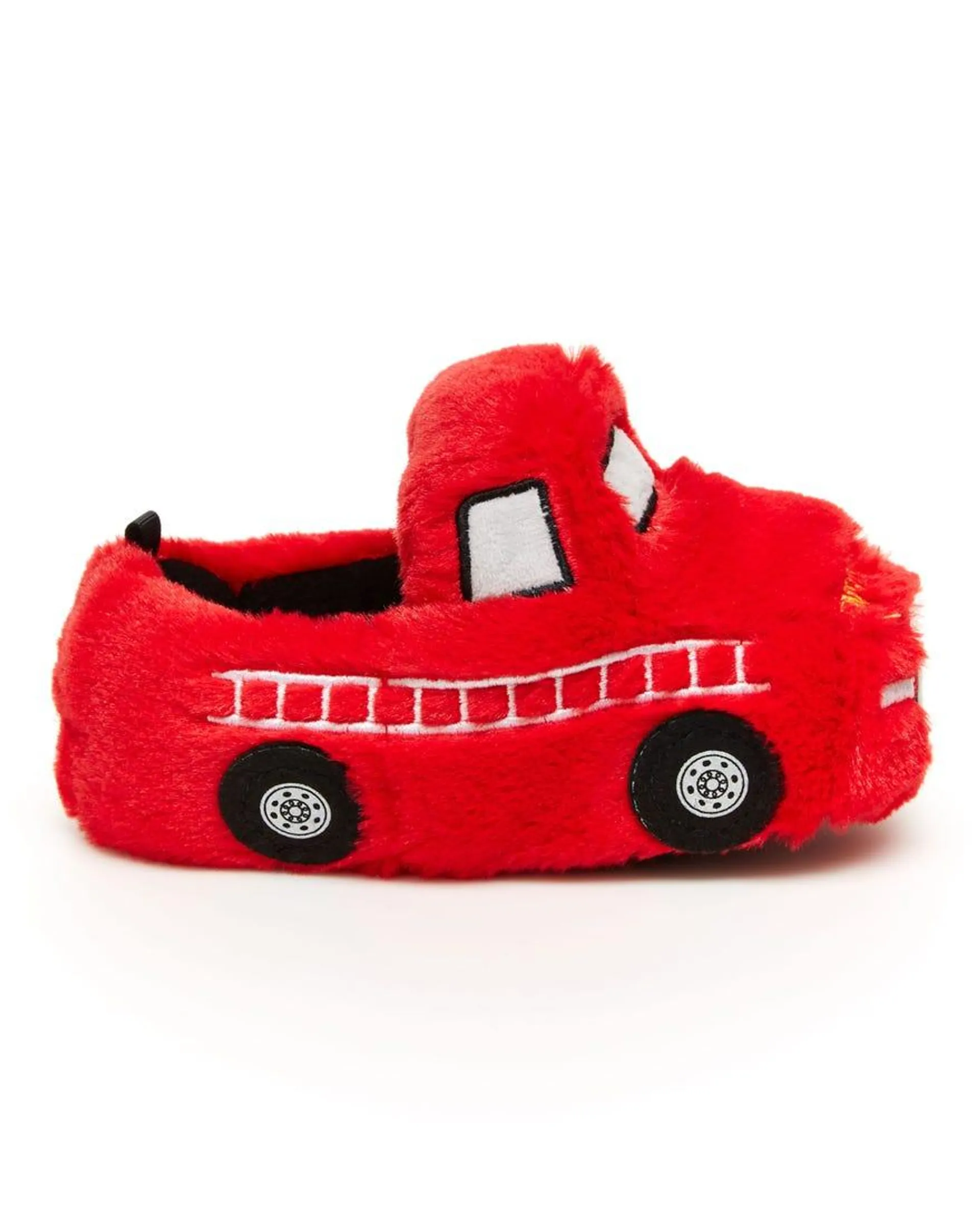 Boys Firetruck Slippers