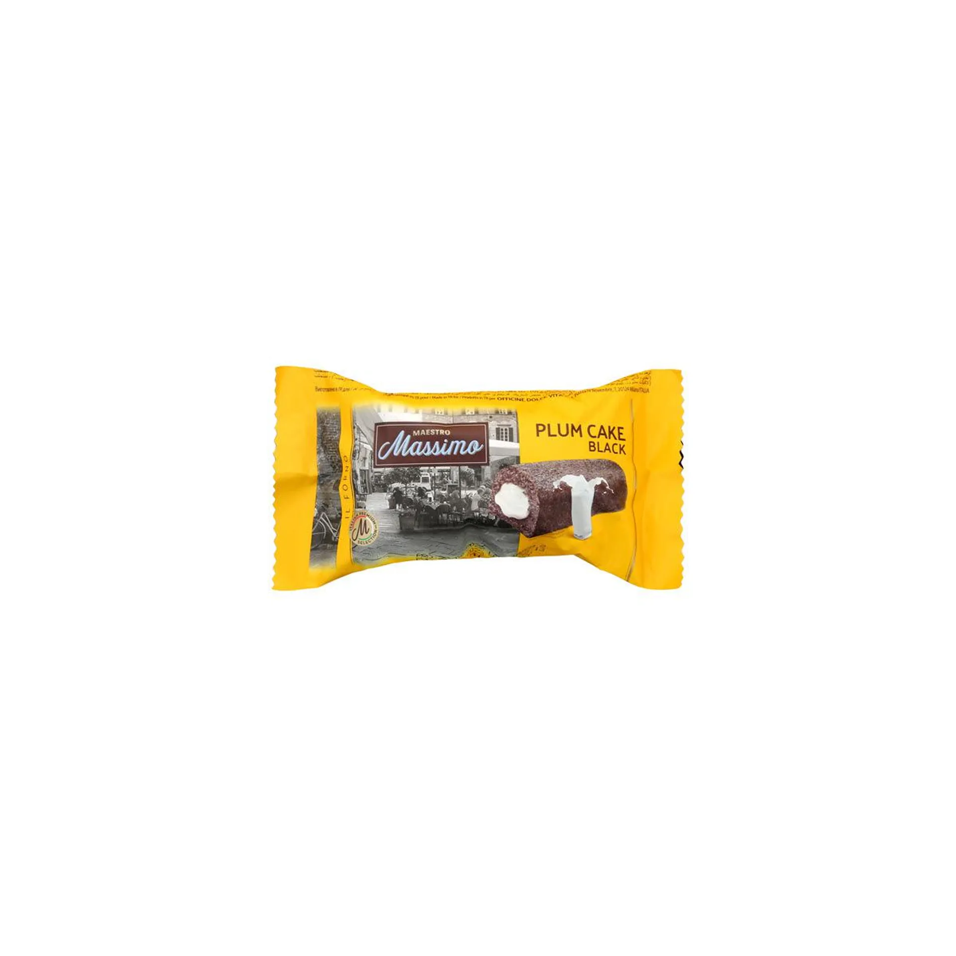 Massimo Plum Cake Black With Milky Chocolate Cream 45G