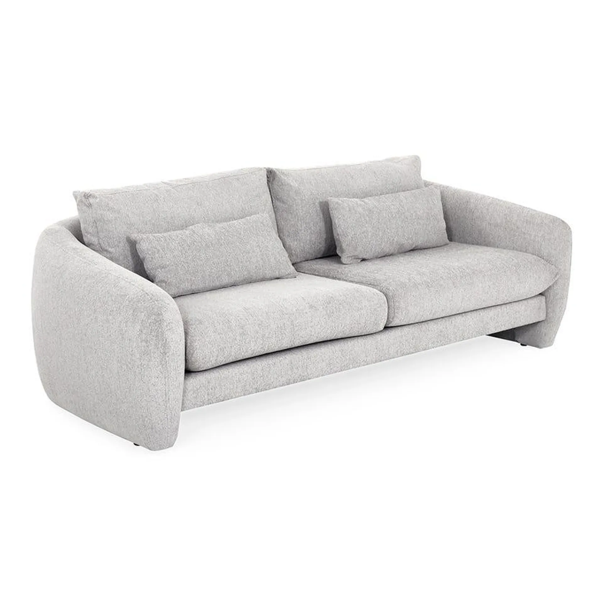 Lorenzo 3 Seater Sofa, Light Grey