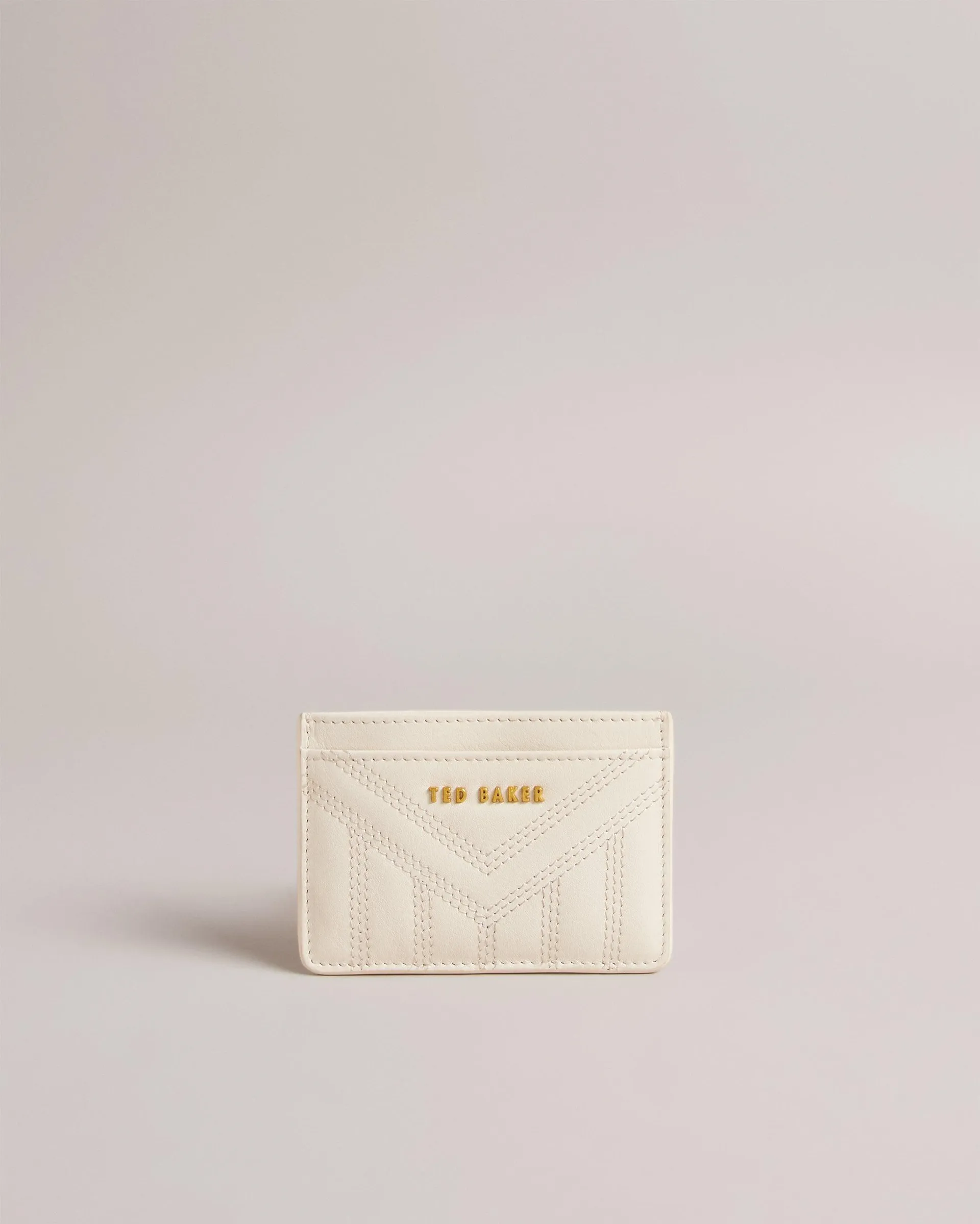 Quilted Leather Card Holder
