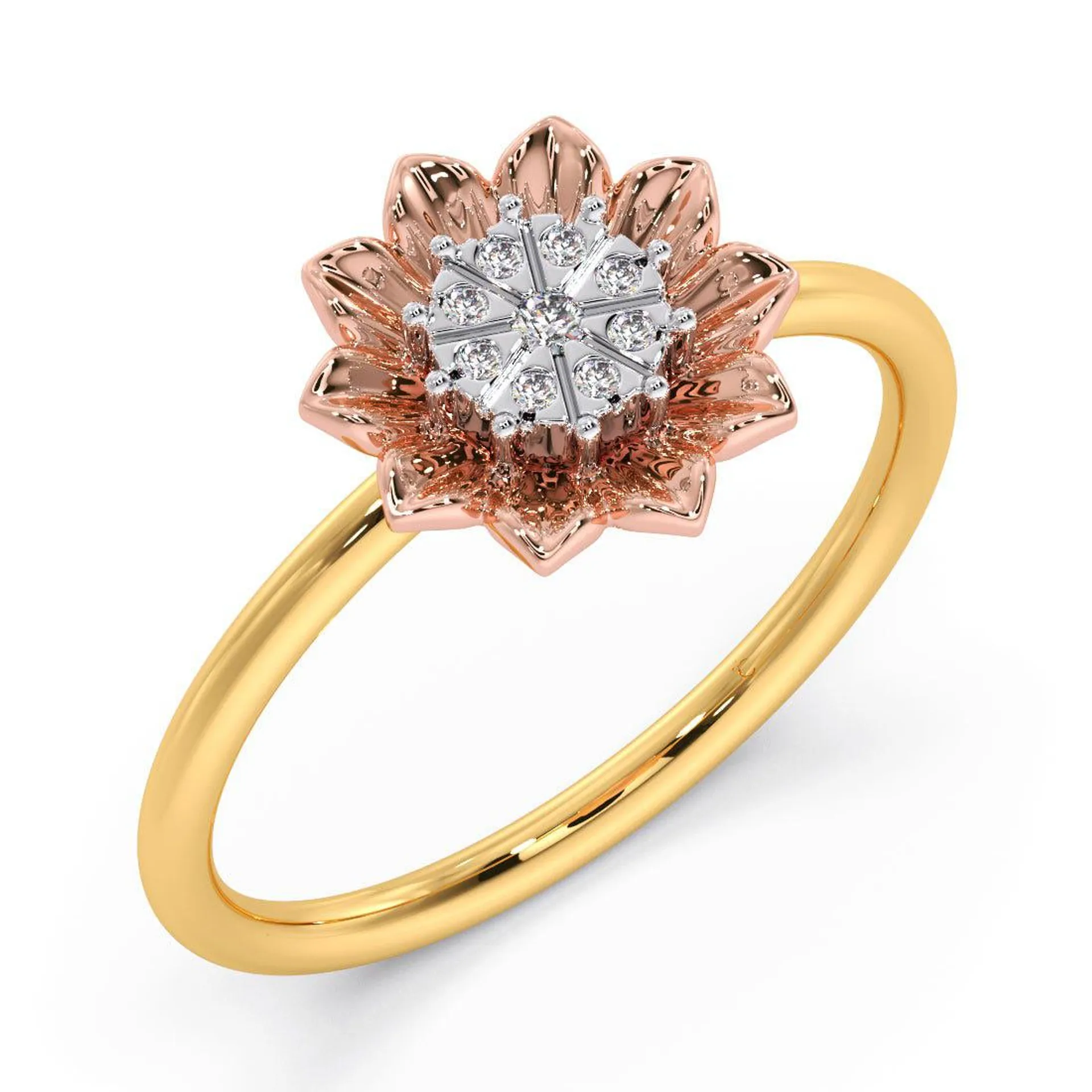 Maelie Miracle Plate Diamond Ring