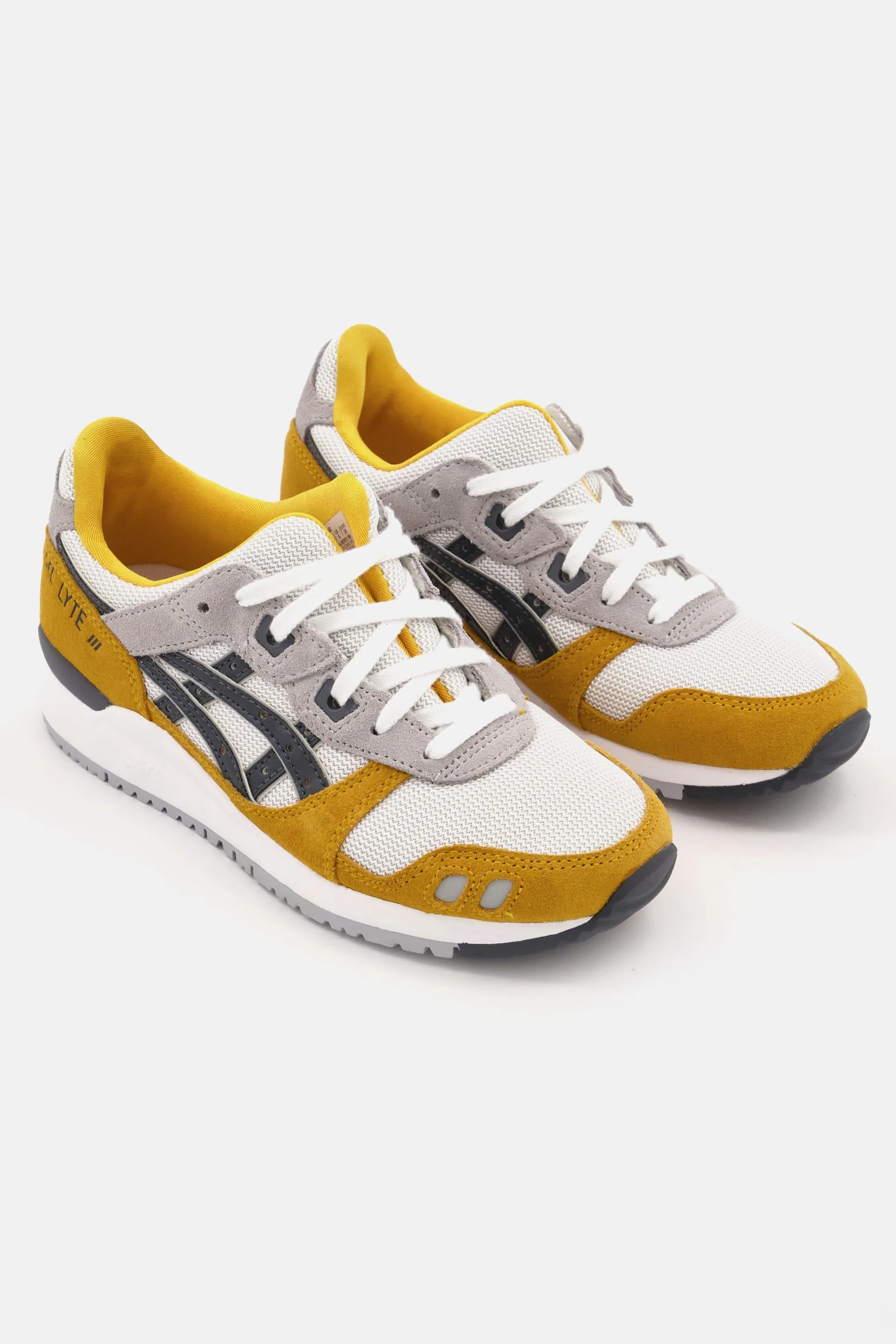 Kids Boy Gel-Lyte III OG Lace Up Sports Shoes, Sunflower/Carrier Grey