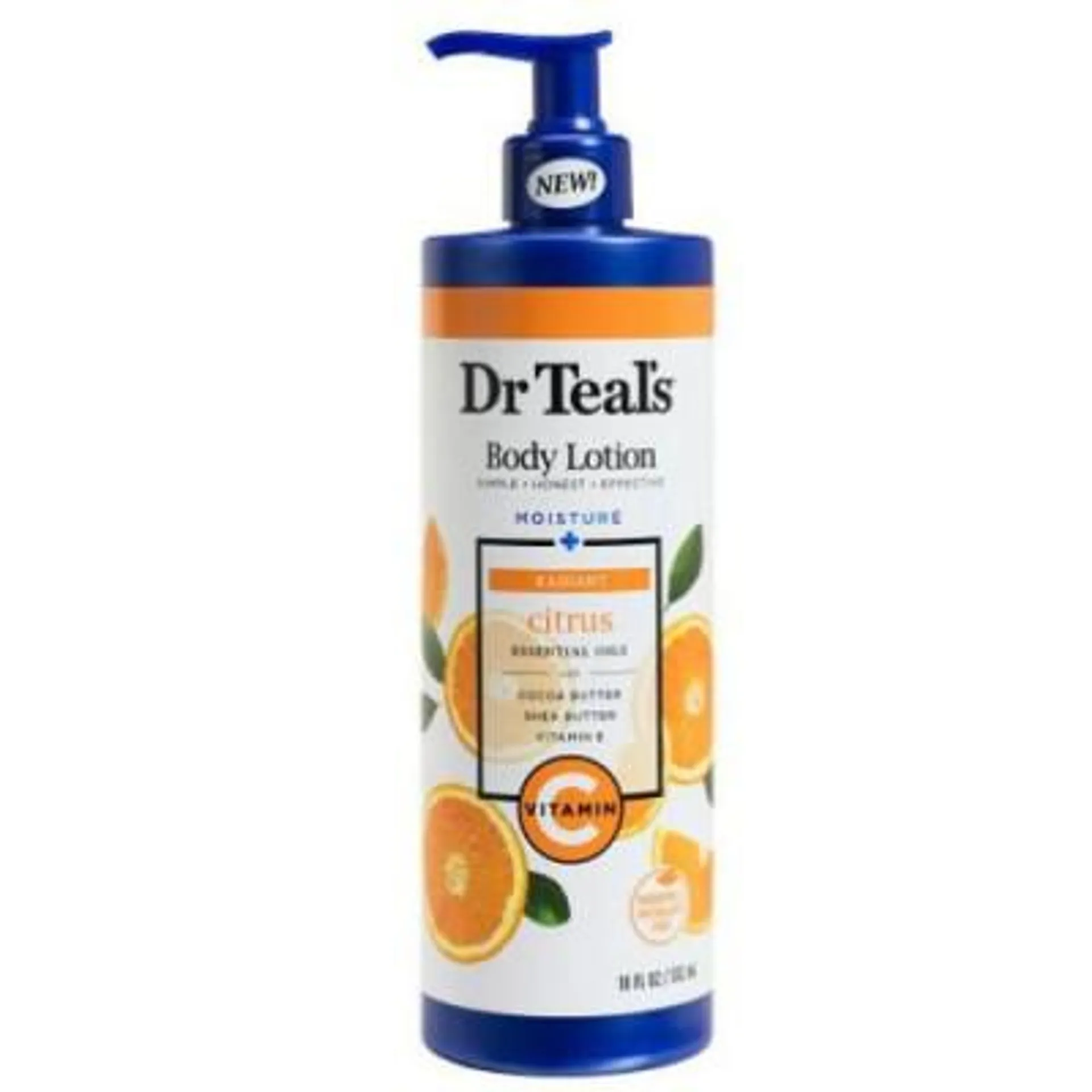 Dr Teal's Radiant Vitamin C Body Lotion Moisturizing Body Lotion 532ml
