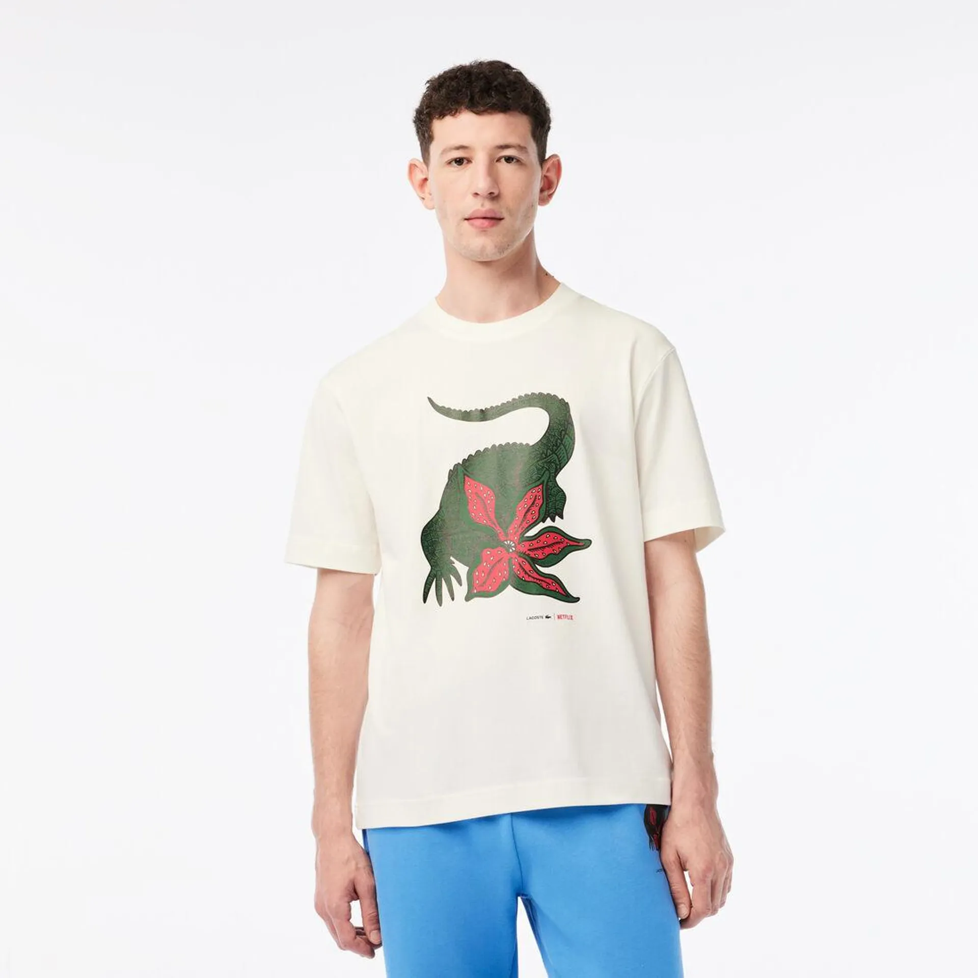 Men's Lacoste X Netflix Organic Cotton T-shirt