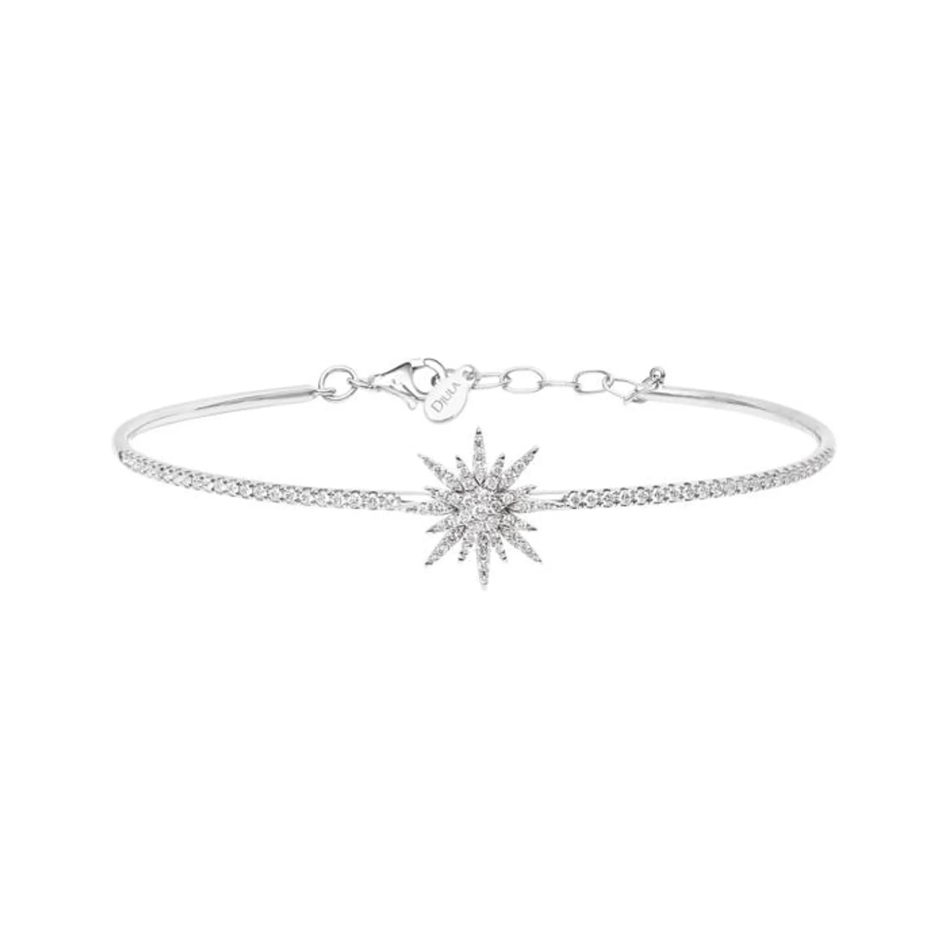 Djula Soleil Diamond Bangle in 18K Gold