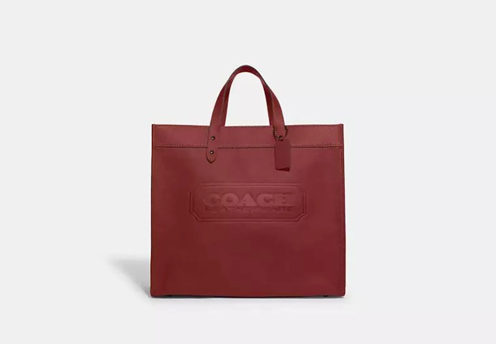 Field Tote Bag 40 With Coach Badge