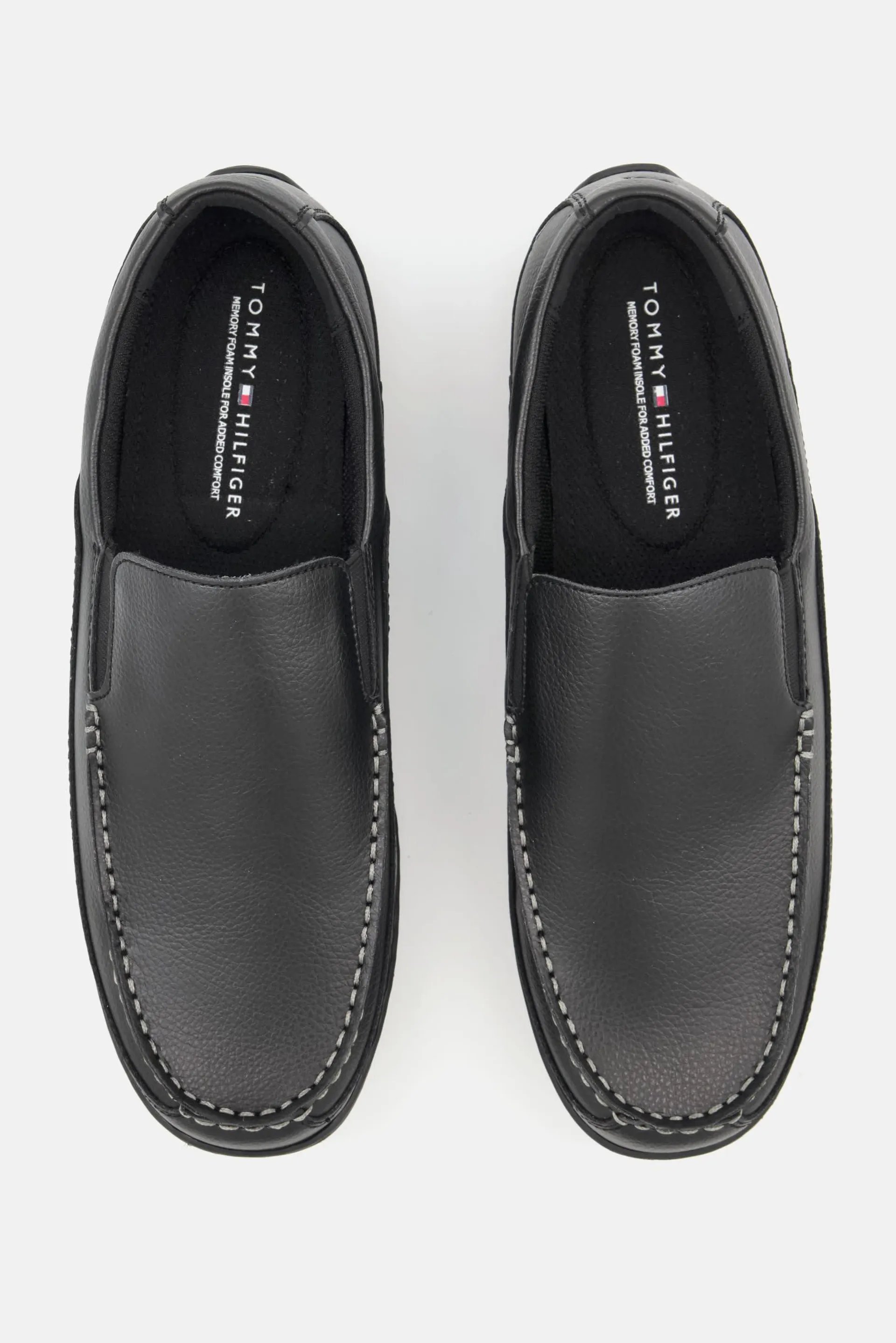 Men Close Toe Slip On Casual Shoes, Black